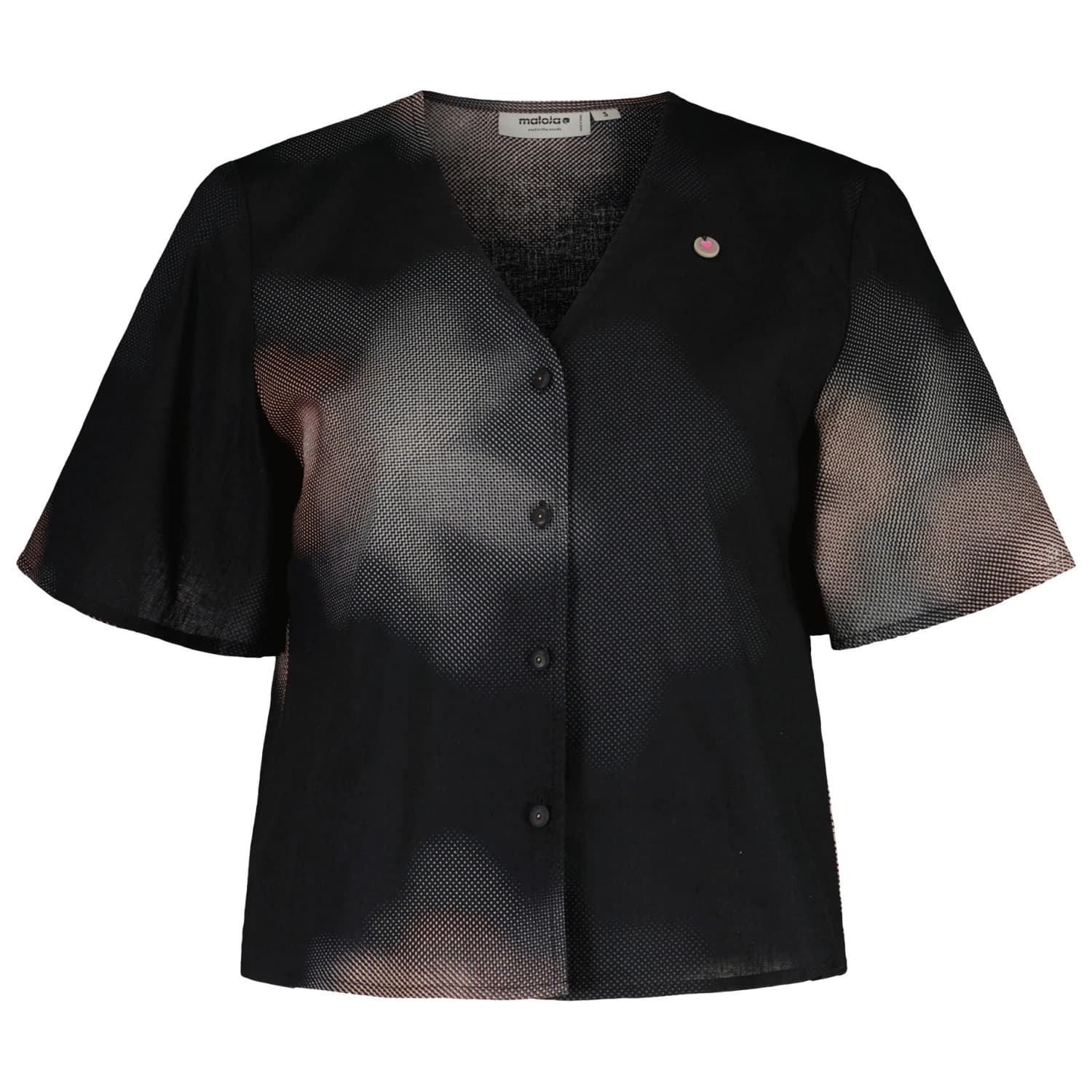Дамска блуза Maloja Women's ValamaraM. Blouse - Deep Black Bloom