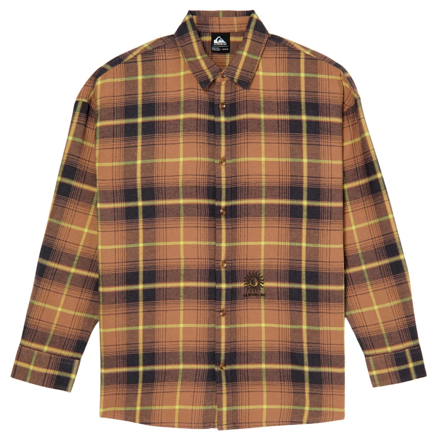 Дамска риза с копчета Quiksilver Women's Lomond Shirt - Pine Bark Lomond Check