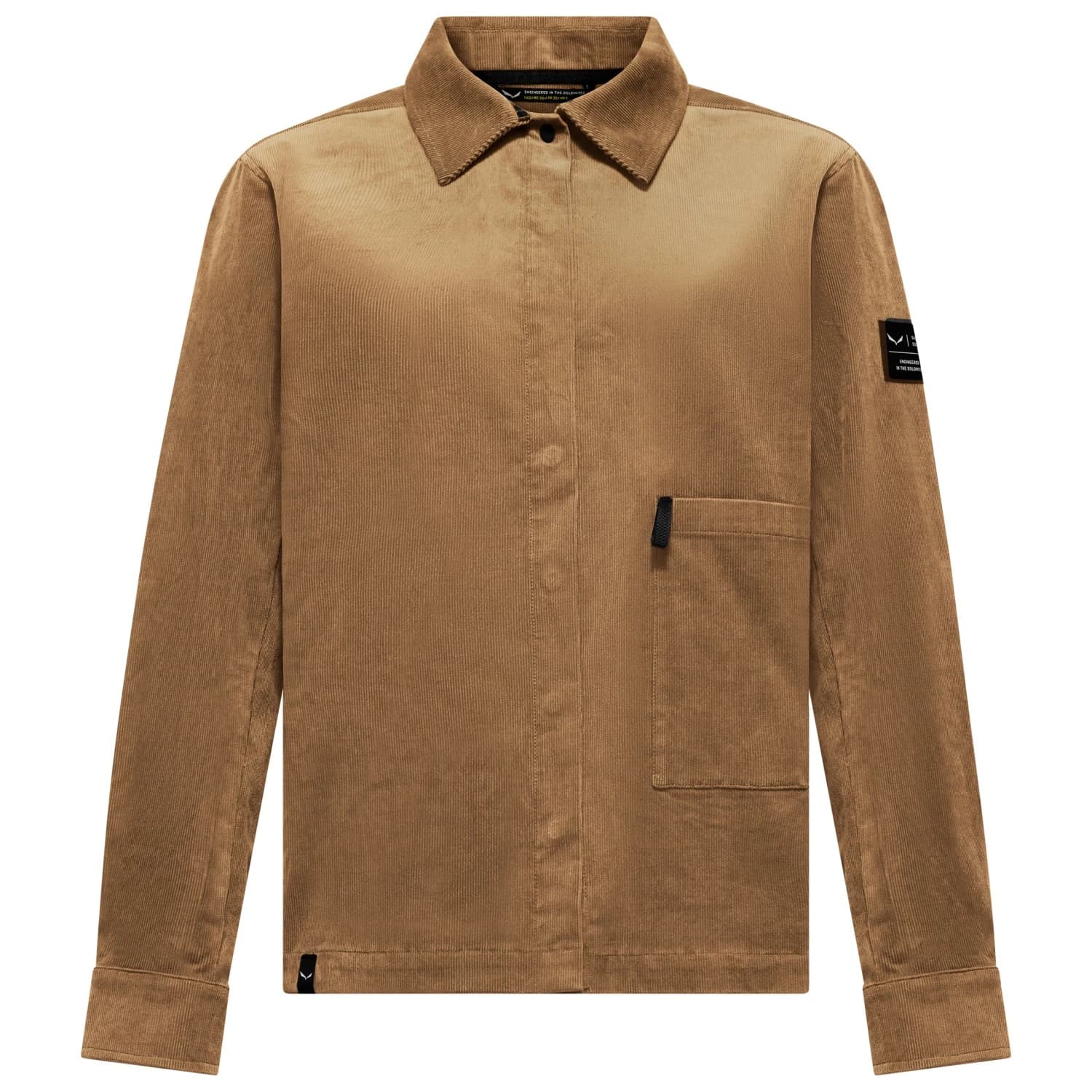 Дамска риза с копчета Salewa Women's Fanes Cord Overshirt Shirt - Desert Beige