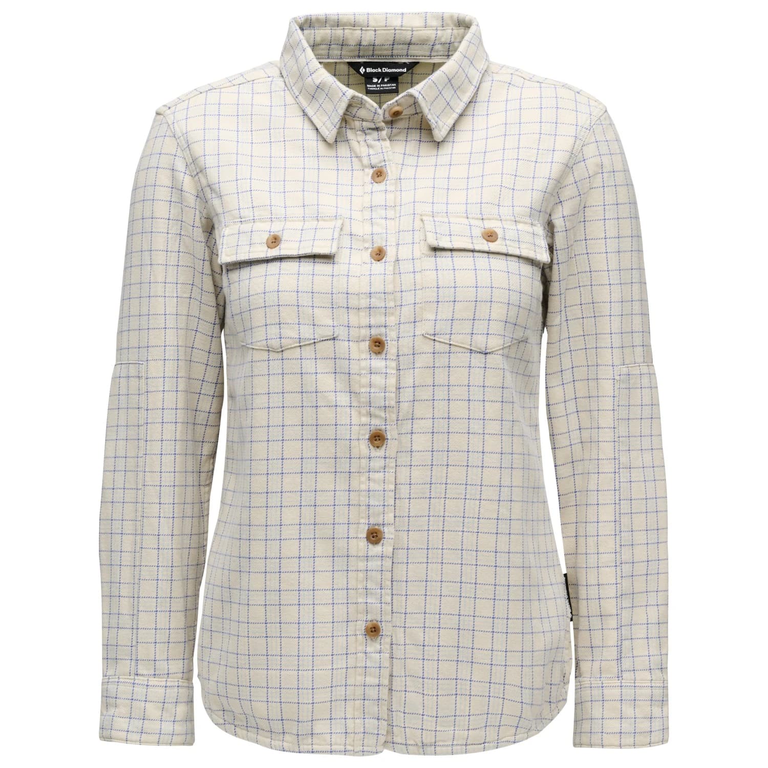 Риза с копчета Black Diamond Women's Project Twill L/S Shirt - Chalk / Fog Blue