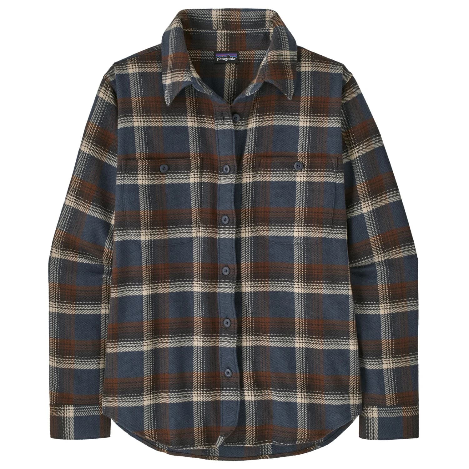 Дамска риза с копчета Patagonia Women's Fjord Flannel Shirt - Cozy Cabin: Smolder Blue