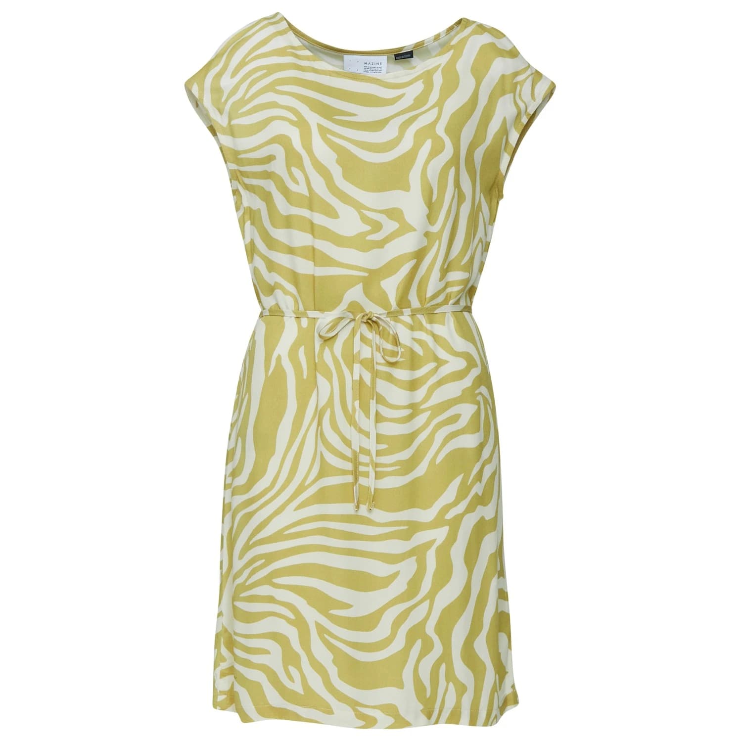 Дамска рокля Mazine Women's Printed Viscose Mini Dress - Celery Green / Printed