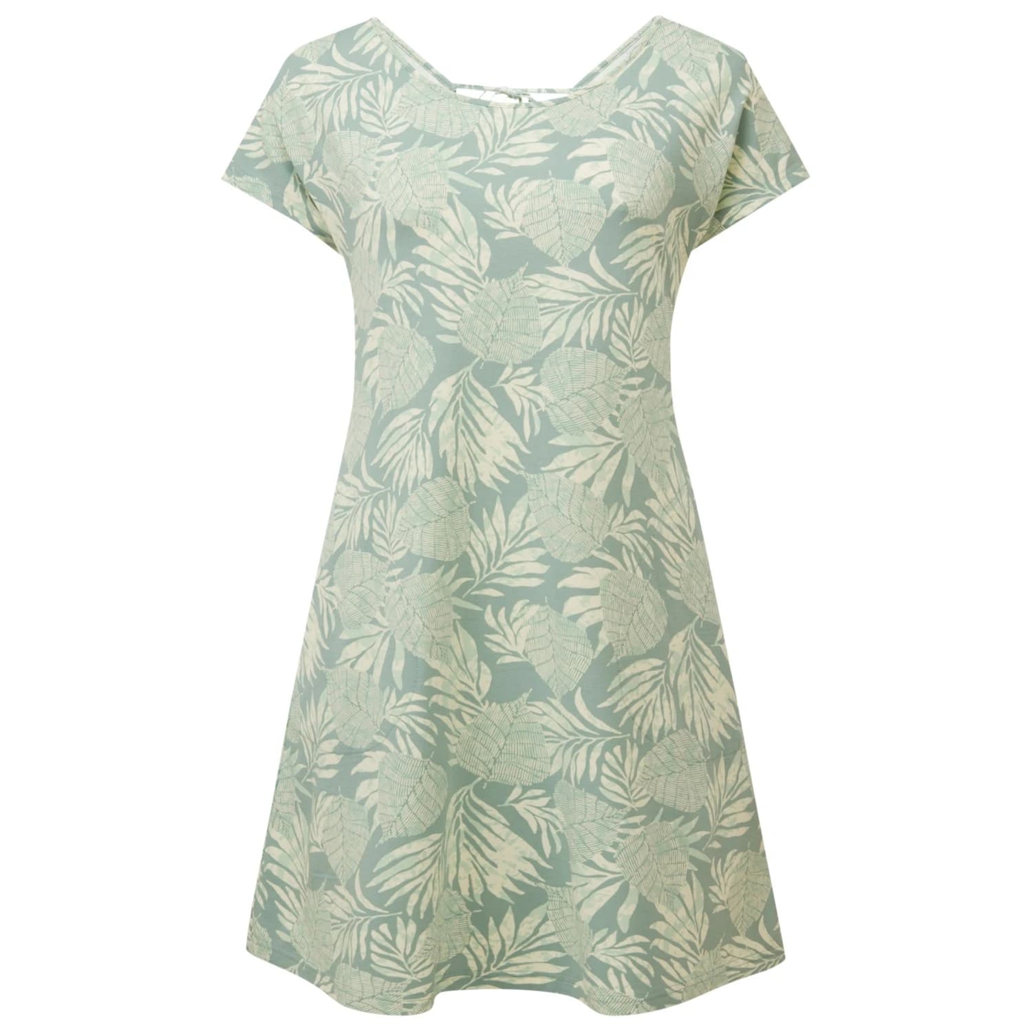 Дамска рокля Sherpa Women's Padma Tie Back Dress - Celery / Bhodi Leaf