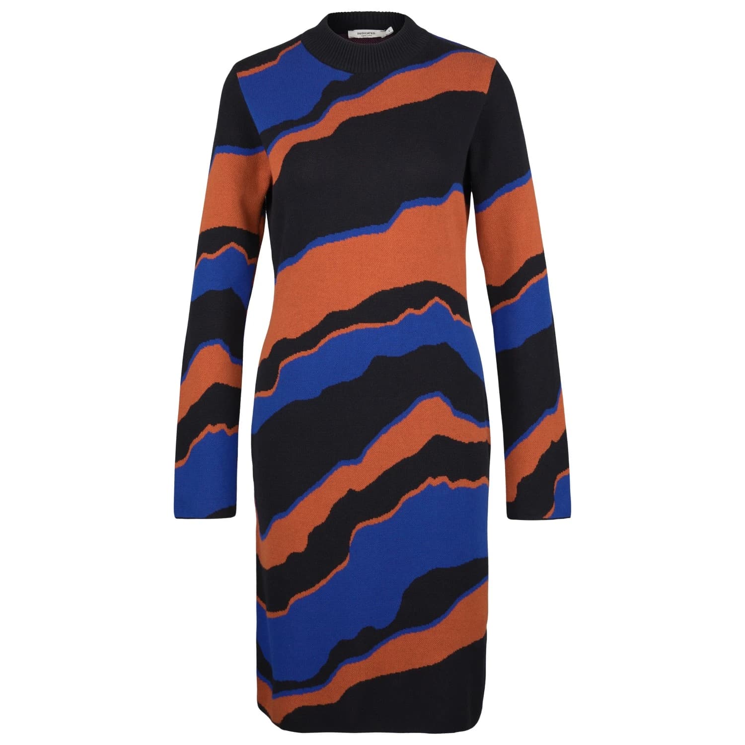 Дамска рокля Dedicated Women's Dress Lo Pepita Cats Dress - Faded Mountains