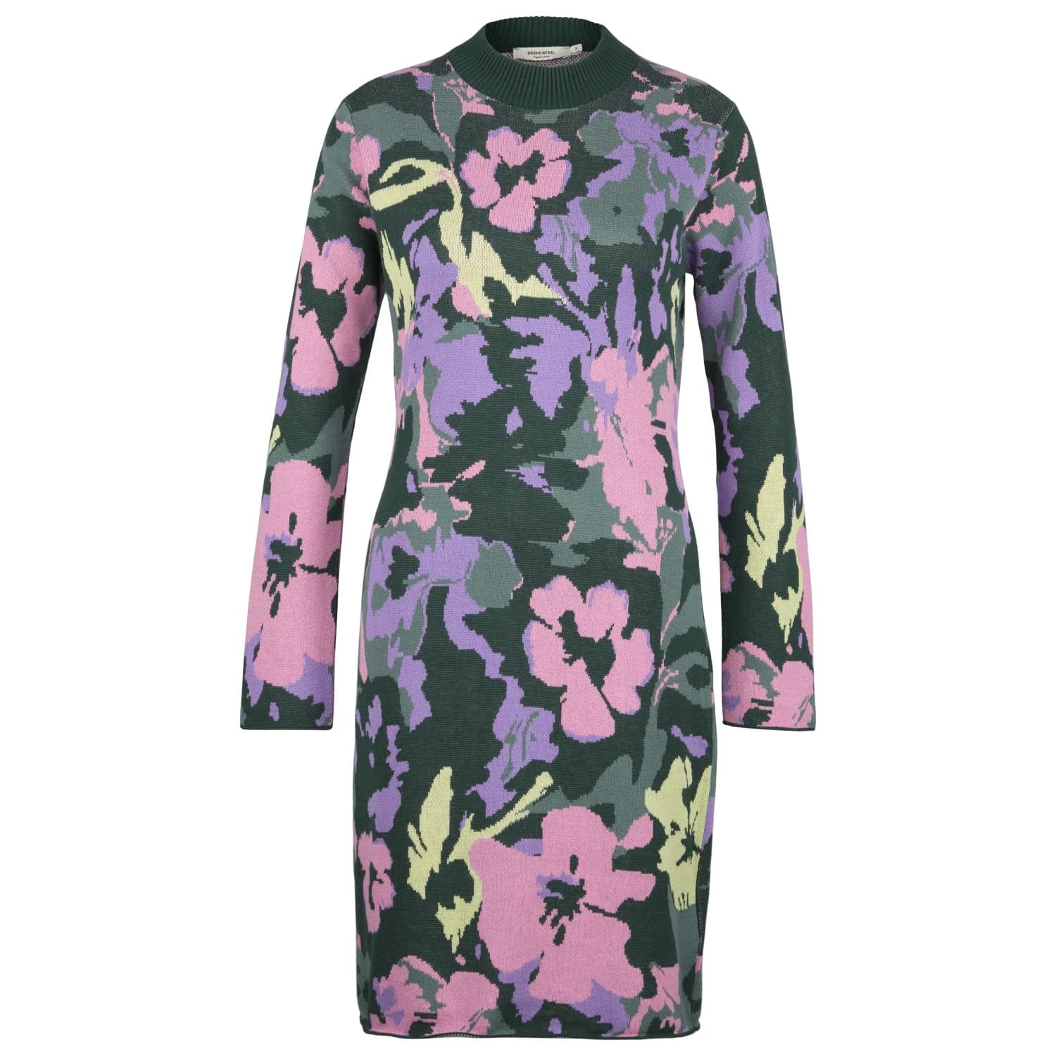 Дамска рокля Dedicated Women's Dress Lo Pepita Cats Dress - Warped Flowers