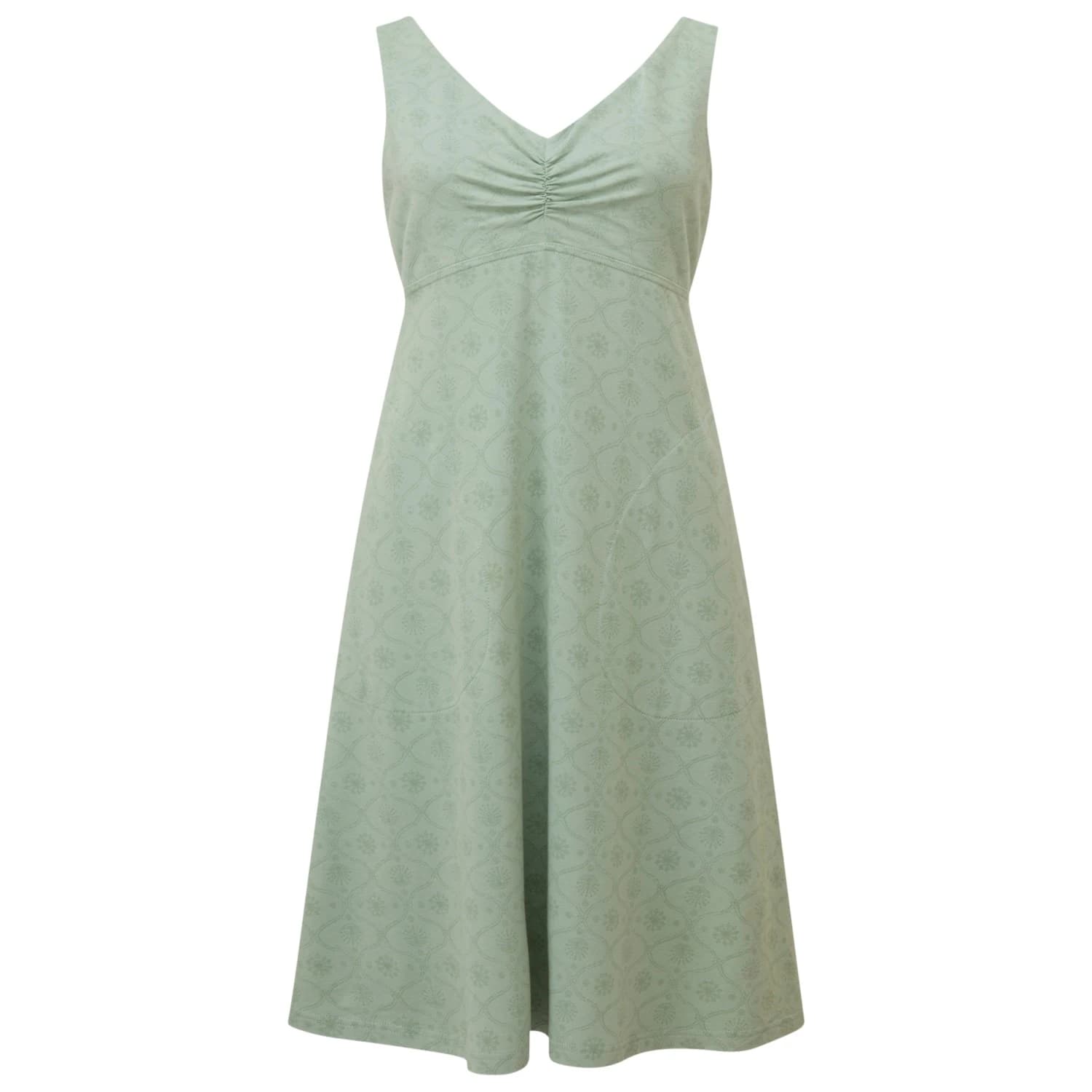 Дамска рокля Sherpa Women's Neha Empire Dress - Celery / Sublime