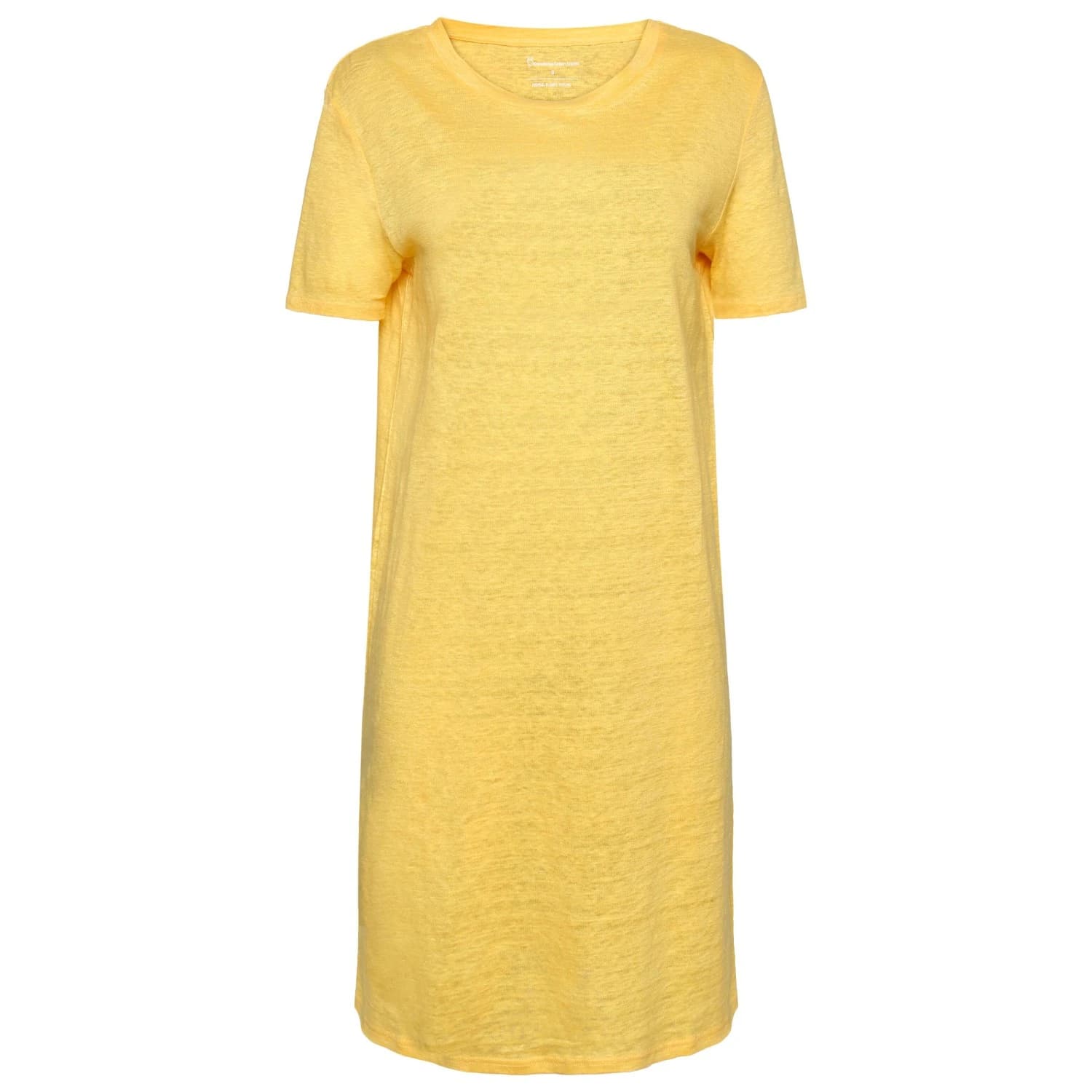 Дамска рокля Knowledgecotton apparel Women's Linen S/S T-Shirt Dress - Yarrow
