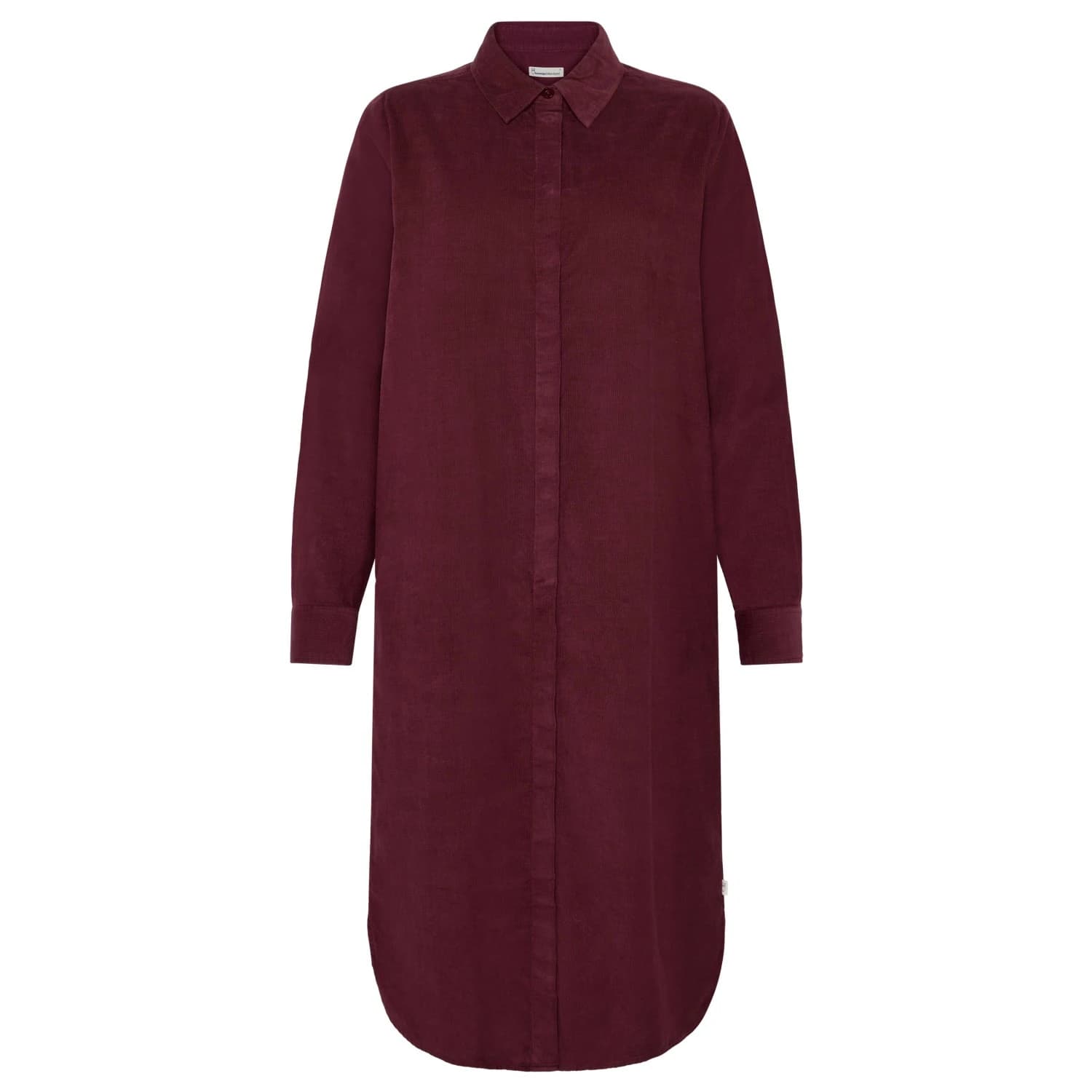 Дамска рокля KnowledgeCotton Apparel Women's Corduroy Mid Len. 26 Wales Dress - Fig