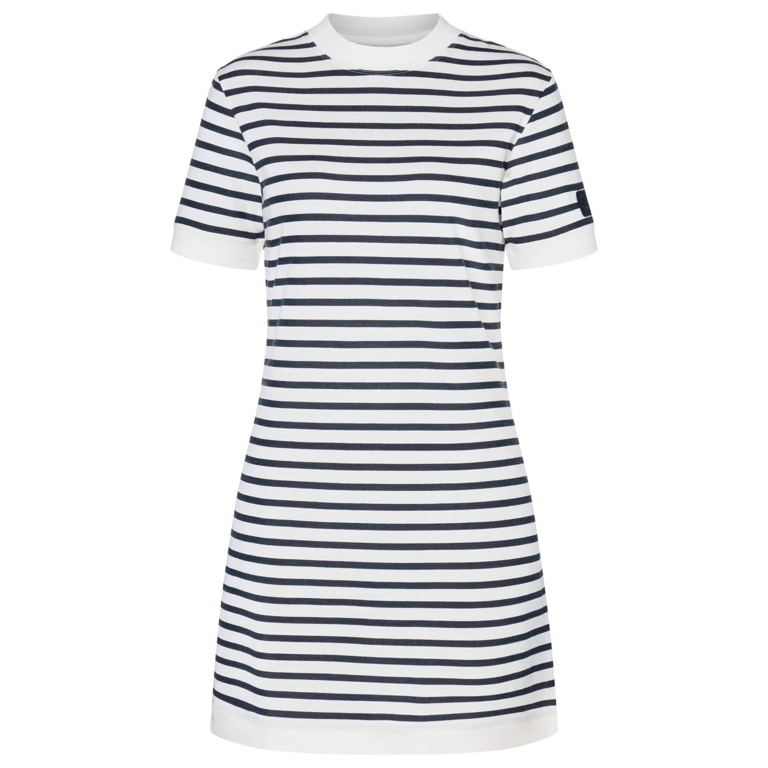 Дамска рокля super.natural Women's Casual Stripe Bio Dress - Fresh White / Navy Stripe
