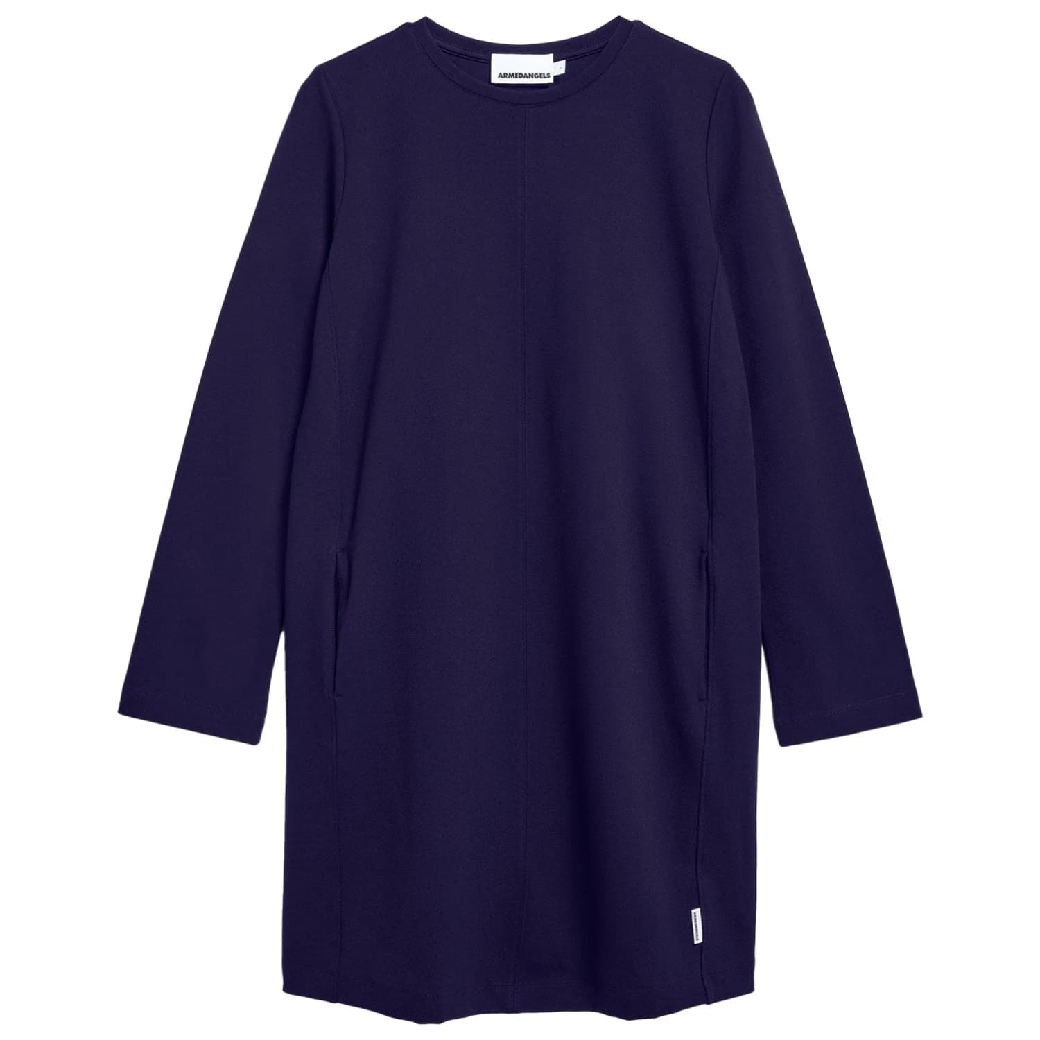 Дамска рокля ARMEDANGELS Women's Maariliana L/S Jersey Dress - Tinted Navy