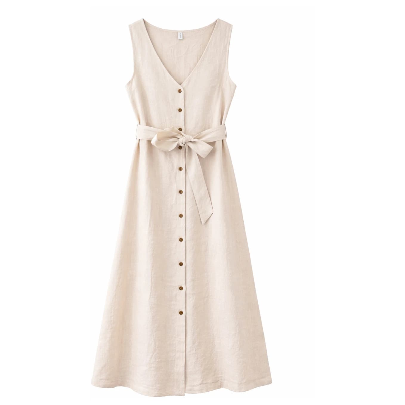 Дамска рокля Mazine Women's Sleeveless Linen Maxi Dress - Moon