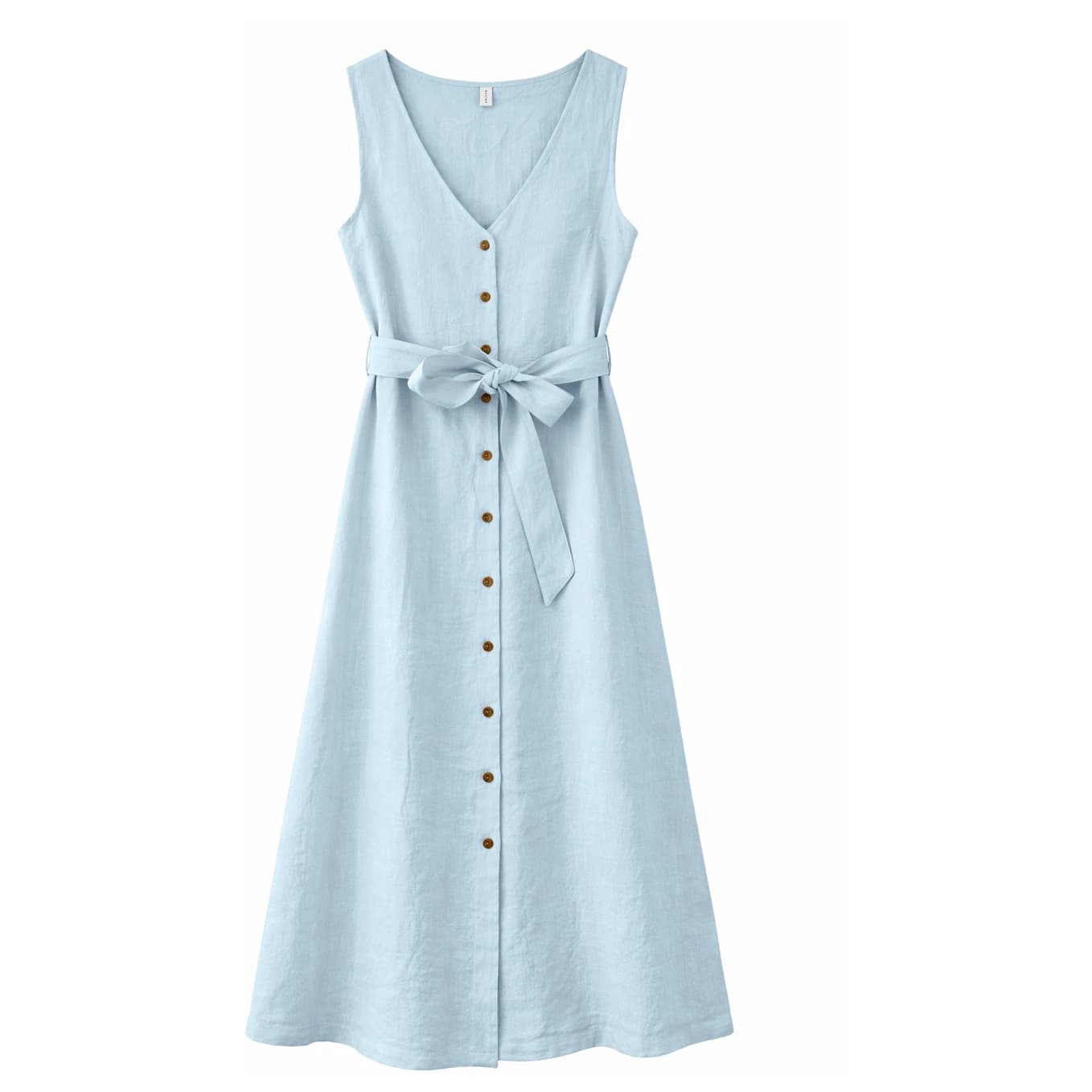 Рокля Mazine Women's Sleeveless Linen Maxi Dress - Pastel Blue