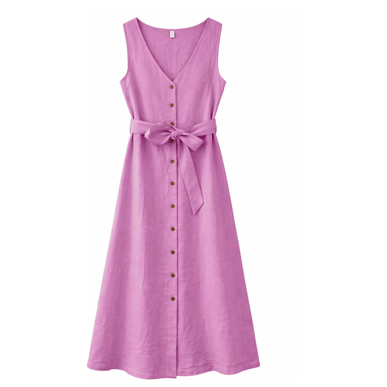 Дамска рокля Mazine Women's Sleeveless Linen Maxi Dress - Violet Pink