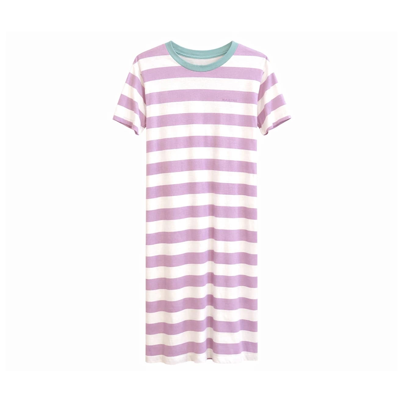 Дамска рокля Mazine Women's Bold Striped Jersey Dress - Orchid / Offwhite