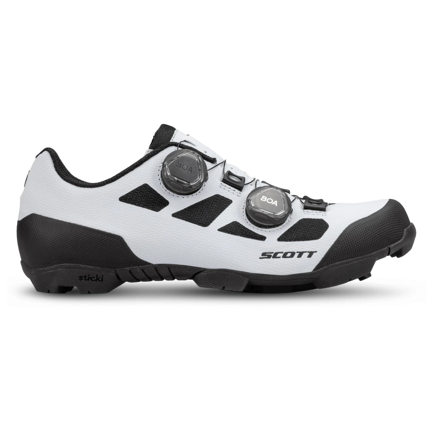 Дамски обувки за планинско колоездене Scott Women's Shoe MTB Vertec Cycling shoes - White / Black