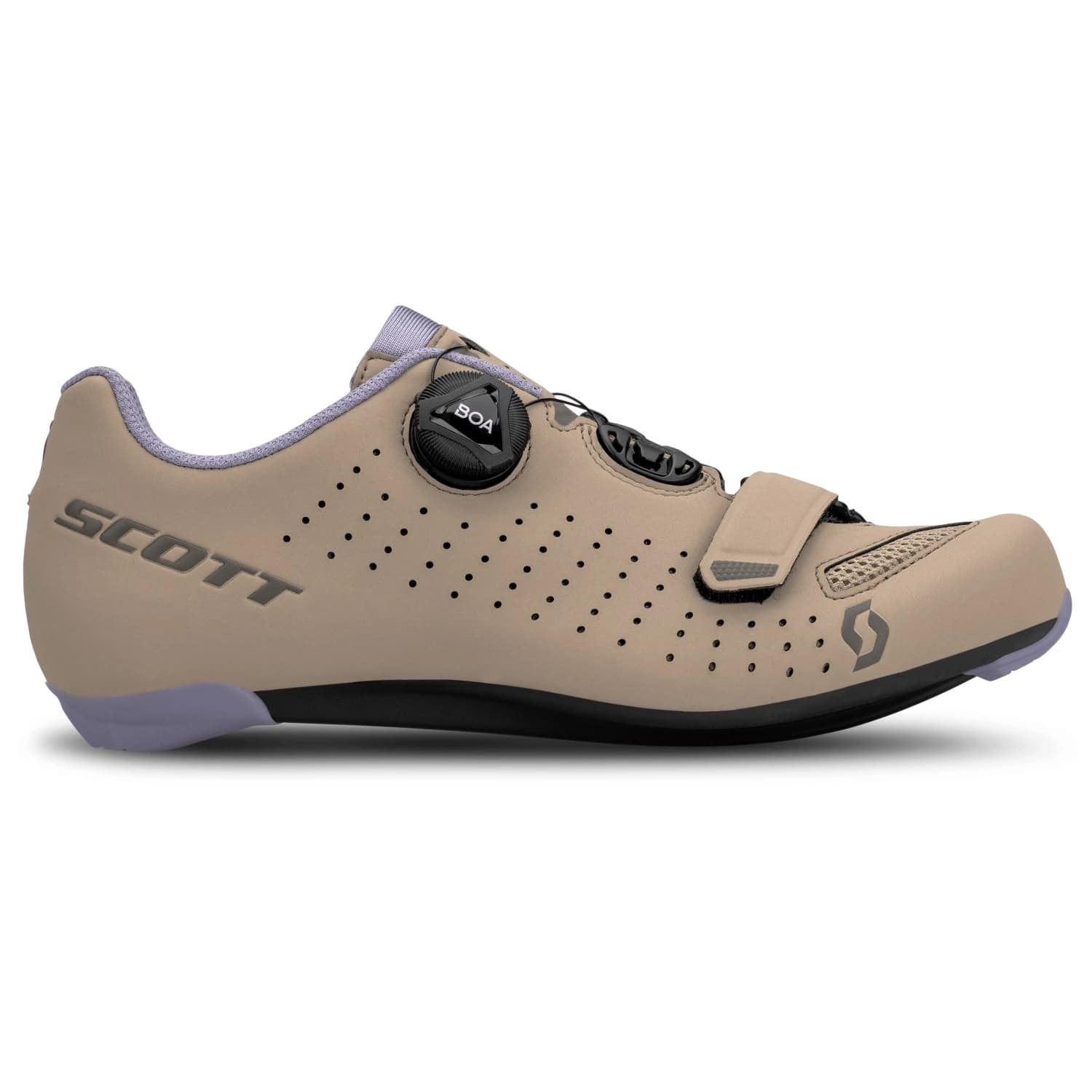 Дамски обувки за шосеен велосипед Scott Women's Shoe Road Comp Boa Cycling shoes - Toast Beige / Bliss Pink