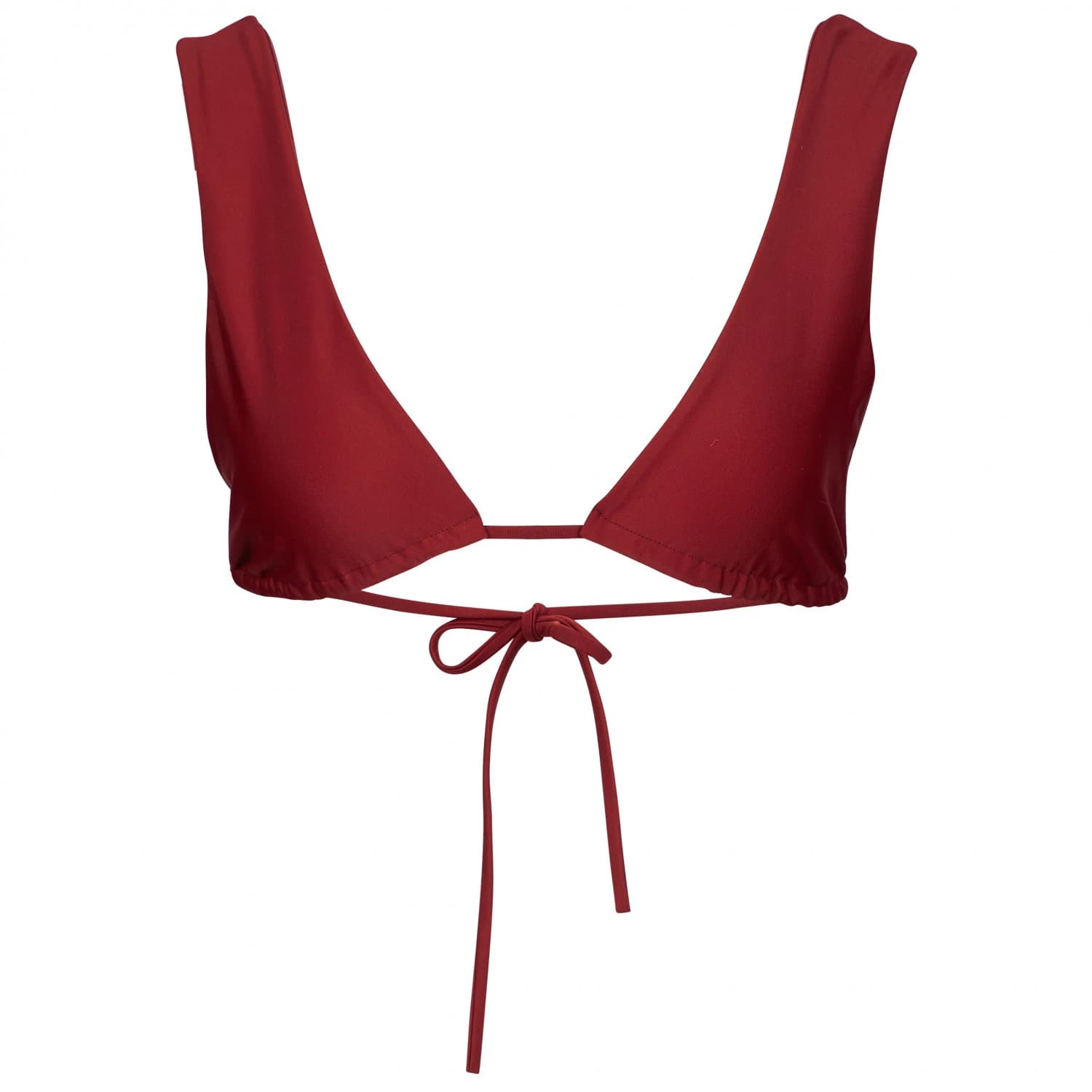 Дамско бикини горнище Pura clothing Women's Darya Bikini top - Burgundy / Stripes
