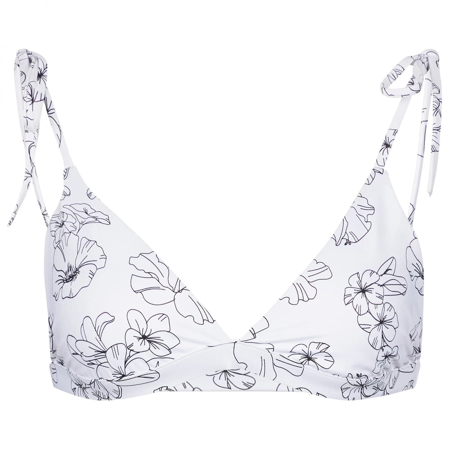 Дамско бикини горнище PURA clothing Women's Nea Bikini top - Flora / White