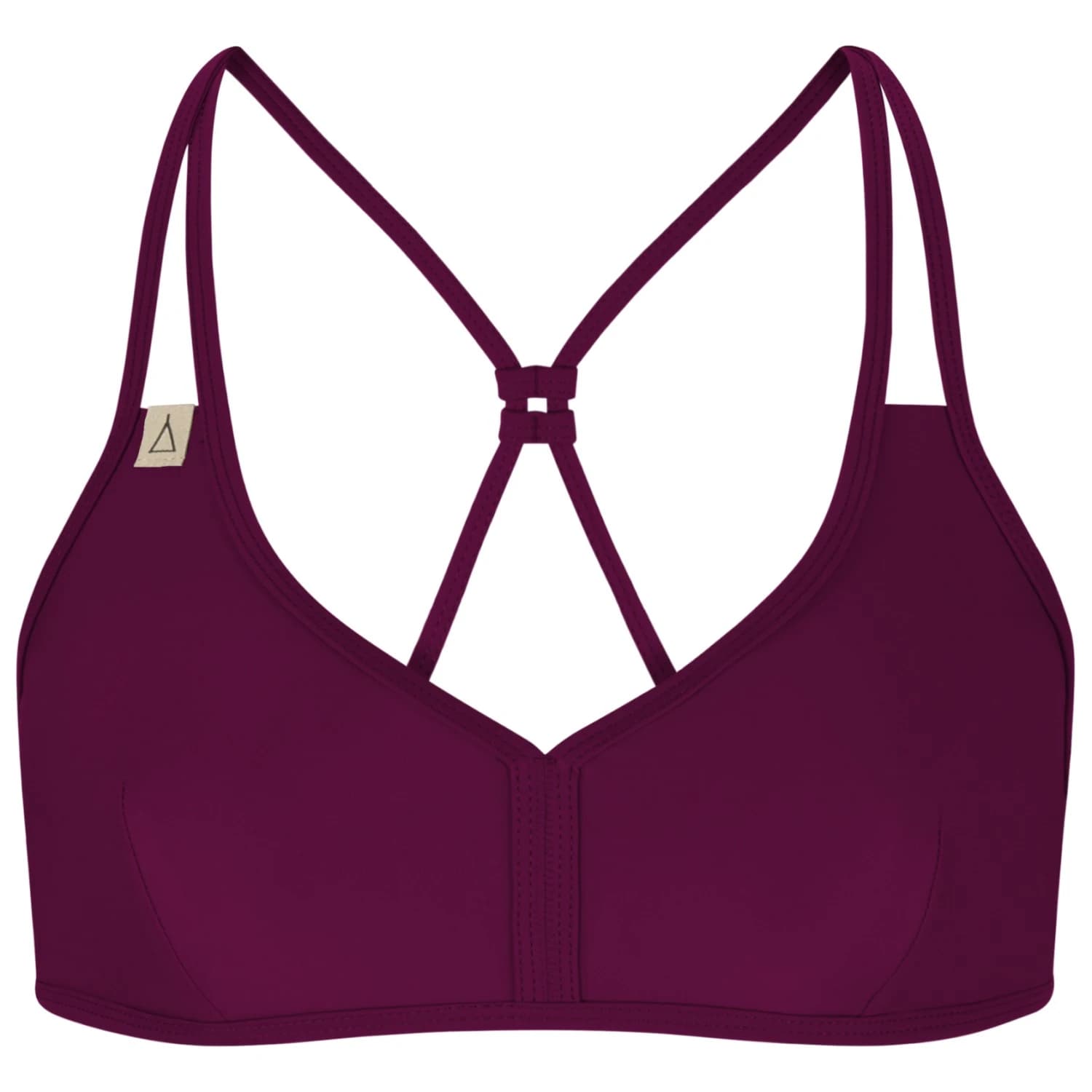 Дамско бикини горнище INASKA Women's Top Chill Bikini top - Dark Berry