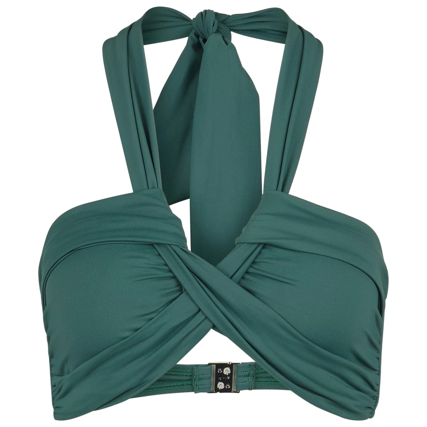 Дамско бикини горнище Seafolly Women's Collective Halter Bandeau Bikini top - Evergreen