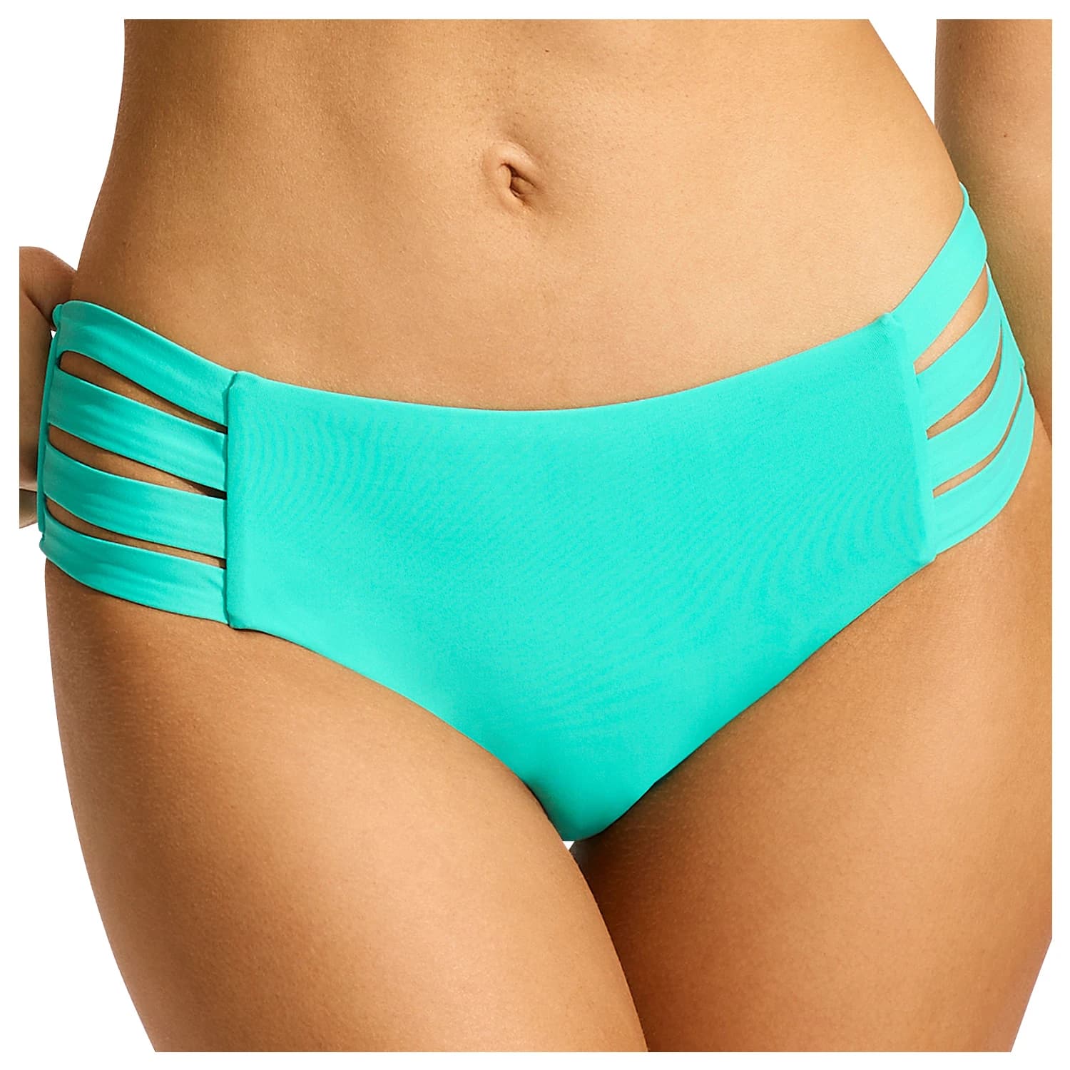 Дамско бикини долнище Seafolly Women's Collective Multi Strap Hipster Pant Bikini bottom - AquaticBlu