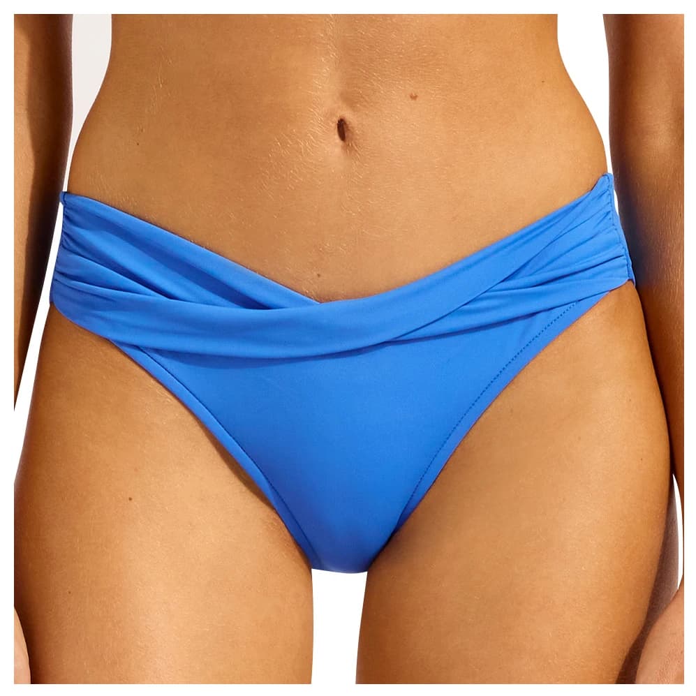 Дамско бикини долнище Seafolly Women's Collective Twist Band Hipster Bikini bottom - Sapphire