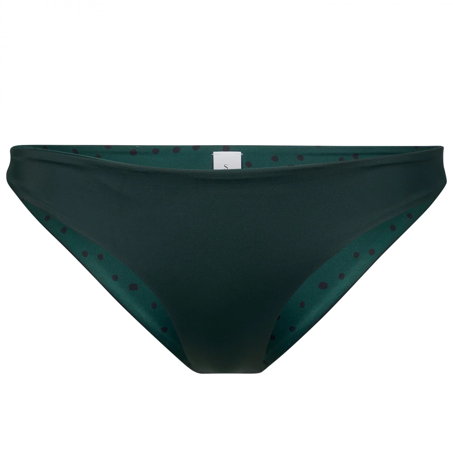 Дамско бикини долнище PURA clothing Women's Yapla Bottom Bikini bottom - Dark Green / Dots
