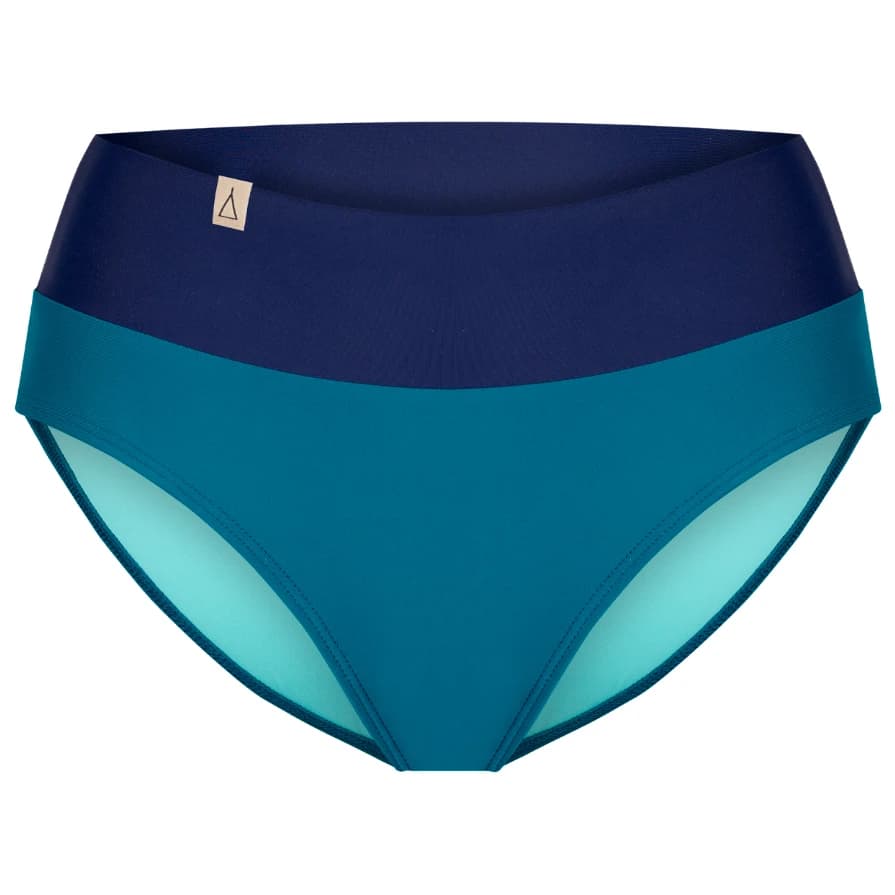Дамско бикини долнище INASKA Women's Bottom Flow Bikini bottom - Petrol / Dark Blue