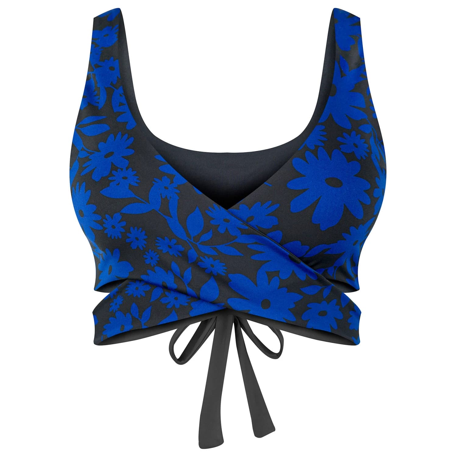 Дамско бикини горнище Boochen Women's Noja Top Bikini top - Dark Moonflower / Noir