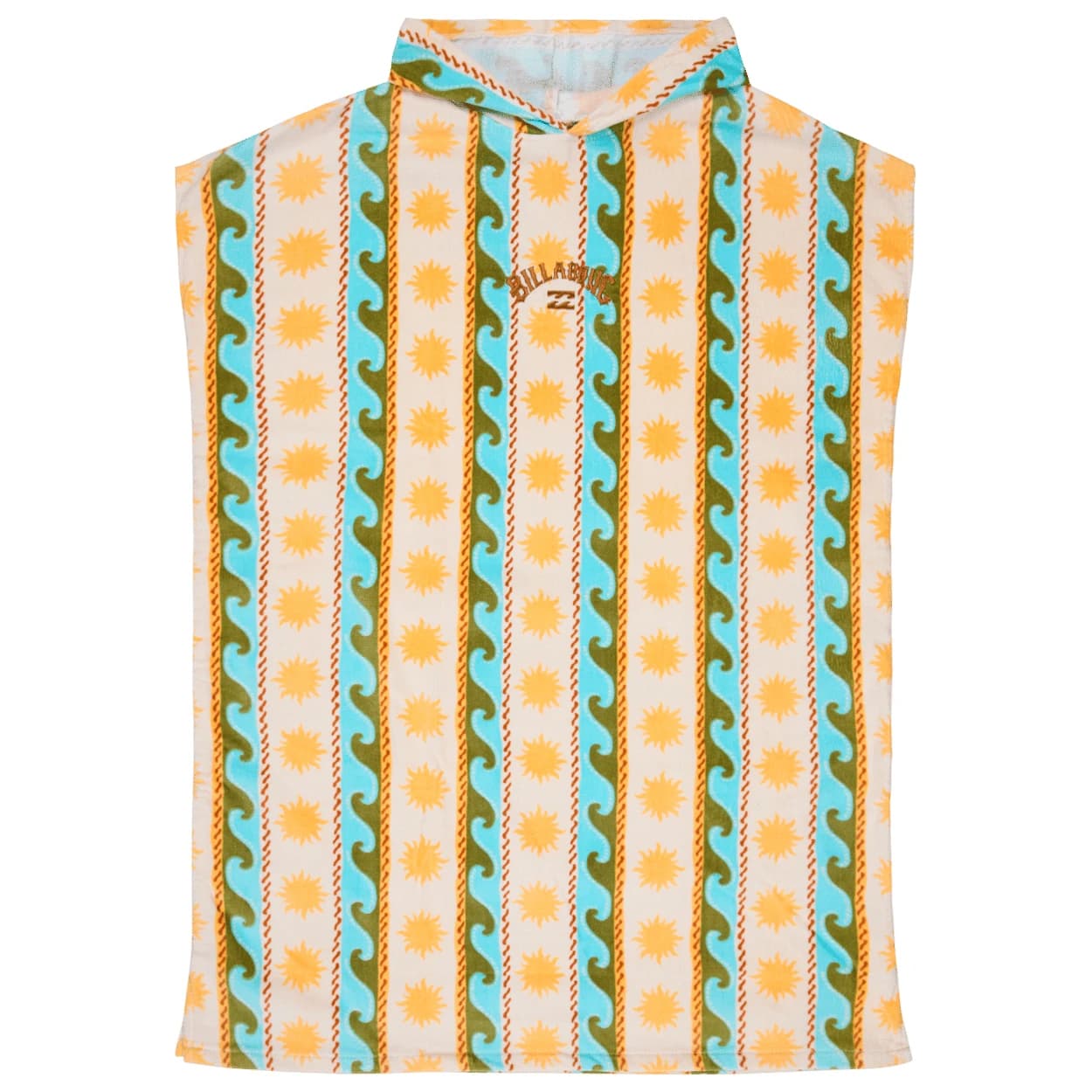 Дамско пончо за сърф Billabong Women's Hooded Towel Surf poncho - Salt Crystal