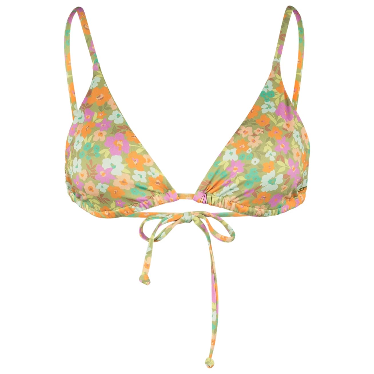 Дамско бикини горнище Billabong Women's On The Bright Side Tall Tri Bikini top - Palm Green