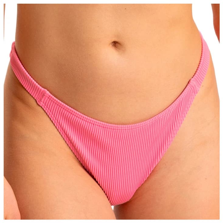 Дамско бикини долнище Roxy Women's Rib Love the Goofy Bikini bottom - Pink Carnation