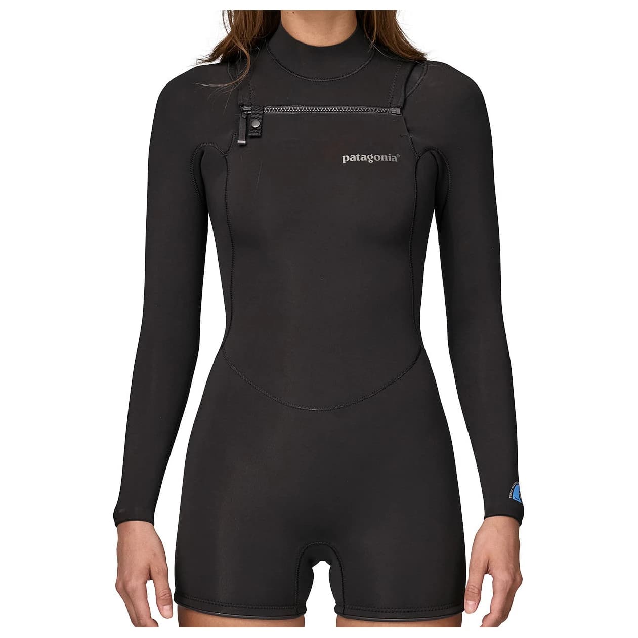 Дамски неопренов костюм Patagonia Women's Regulator Lite Full Zip L/S Spring Suit Lycra - Black