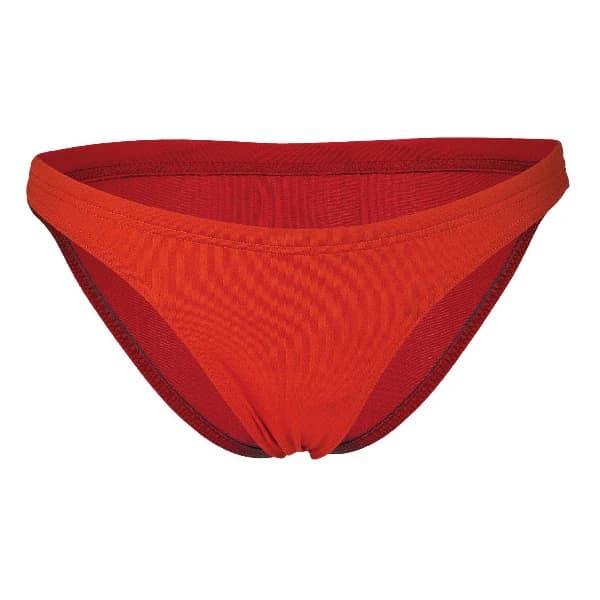 Дамско бикини долнище Arena Women's Team Swim Bottom Solid Bikini bottom - Red / White