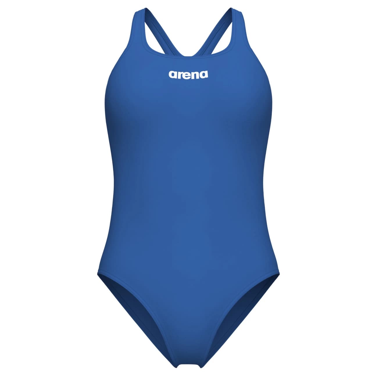 Дамски бански костюм Arena Women's Team Swimsuit Swim Pro Solid Swimsuit - Royal / White