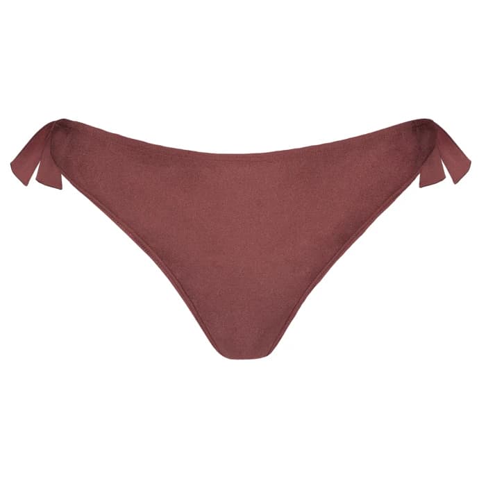 Дамско бикини долнище Barts Women's Isla Cheeky Bum Side Ties Bikini bottom - Maroon