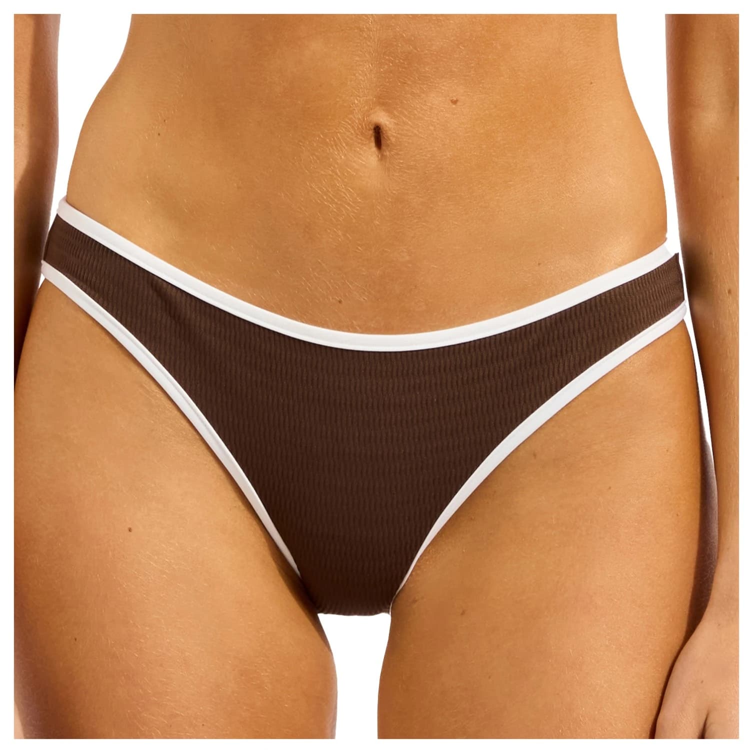 Дамско бикини долнище Seafolly Women's Beach Bound Hipster Pant Bikini bottom - Dark Chocolate