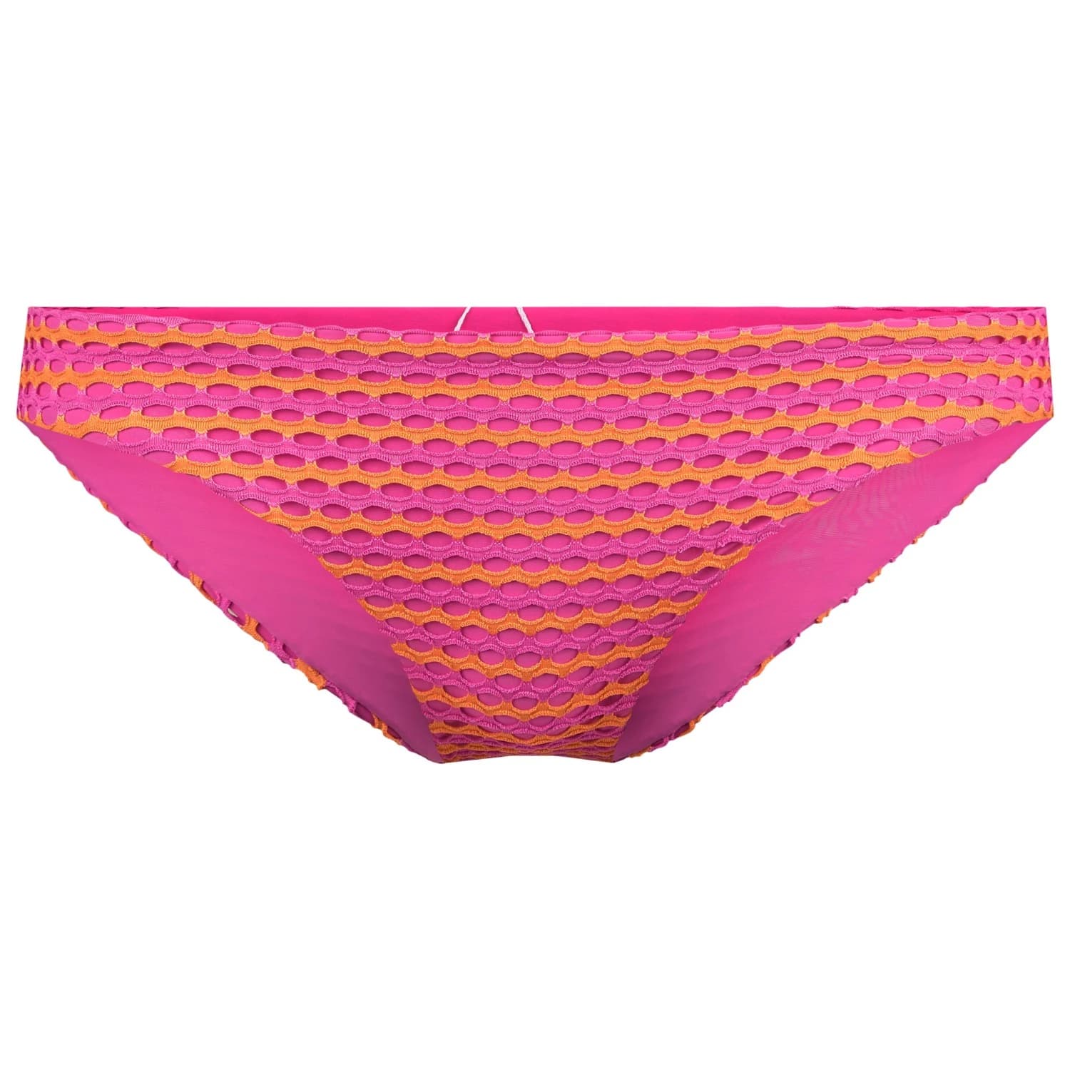 Дамско бикини долнище Seafolly Women's Mesh Effect Hipster Pant Bikini bottom - Hot Pink