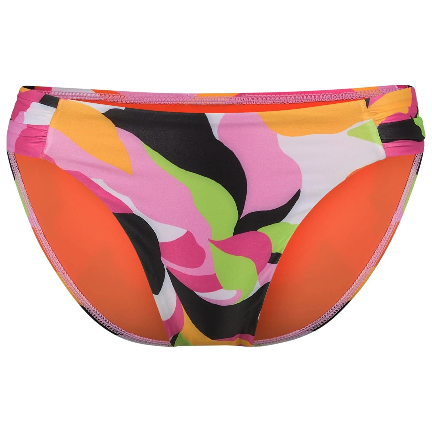 Дамско бикини долнище Seafolly Women's Rio High Leg Ruched Side Pant Bikini bottom - Hot Pink