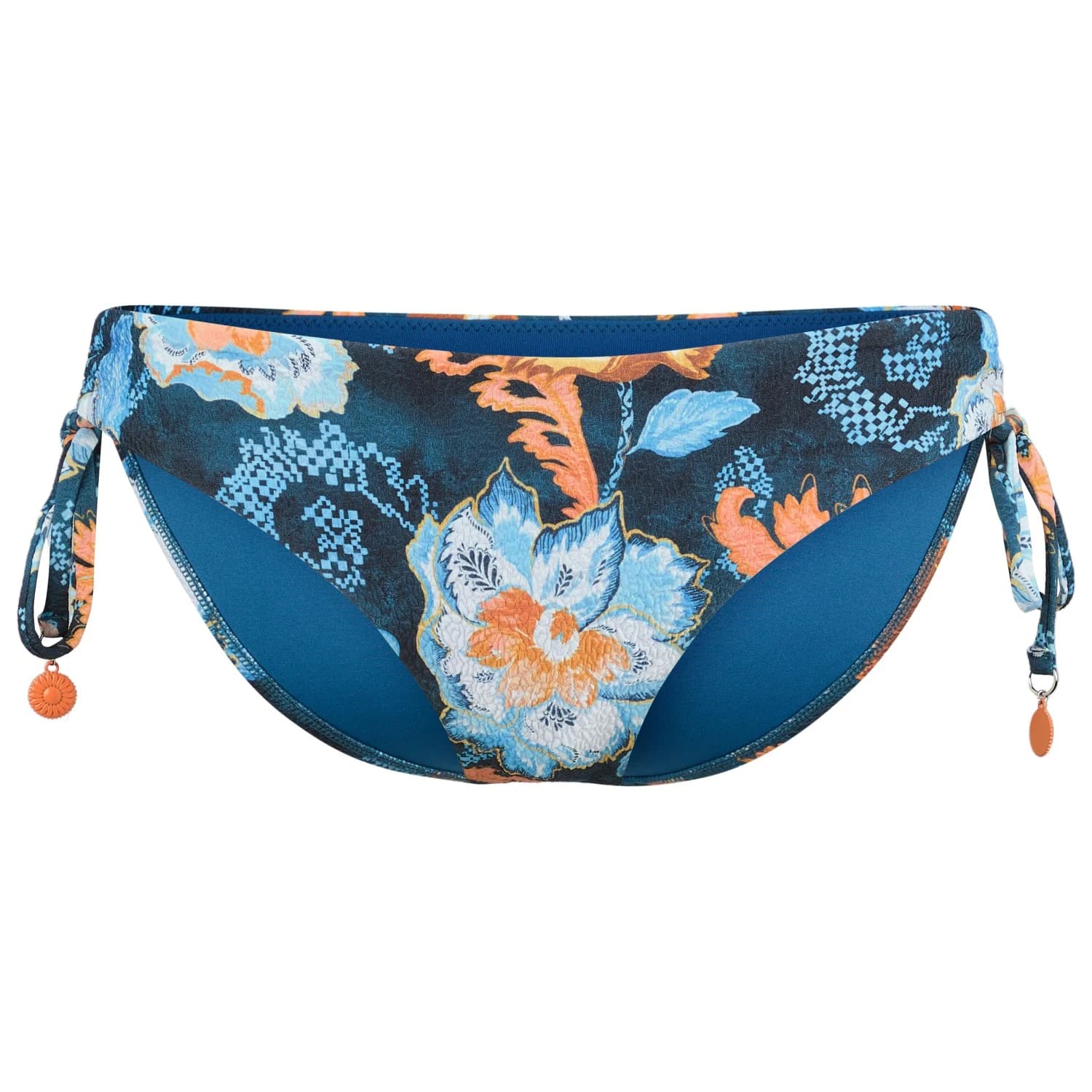 Дамско бикини долнище Seafolly Women's Spring Festival Loop Tie Side Pant Bikini bottom - True Navy