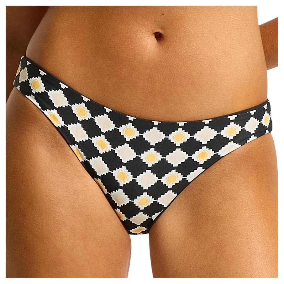Дамско бикини долнище Seafolly Women's Kasbah Reversible Hipster Bikini bottom - Black