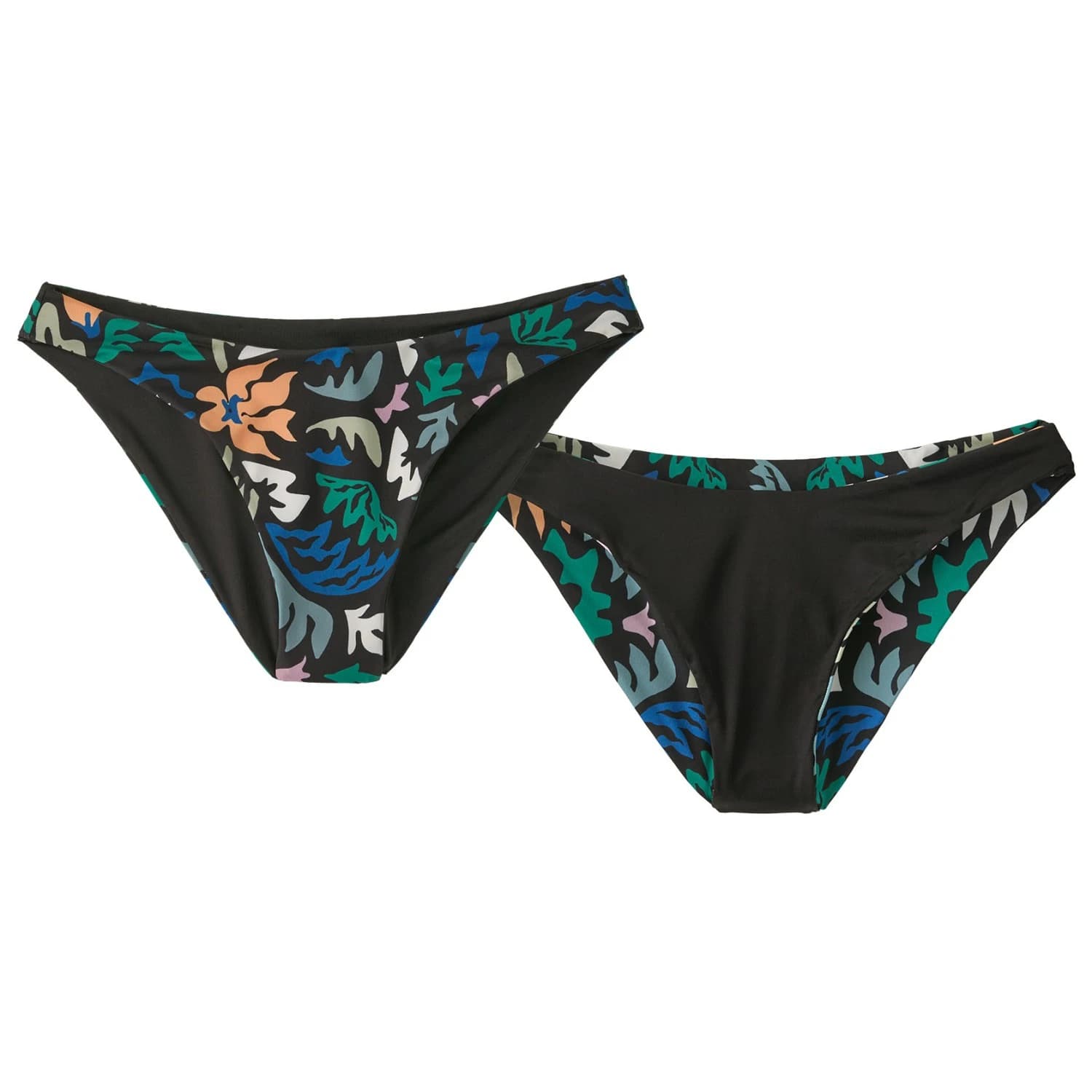 Дамско бикини долнище Patagonia Women's Reversible Cross Shore Bottoms Bikini bottom - Kaleido: Black