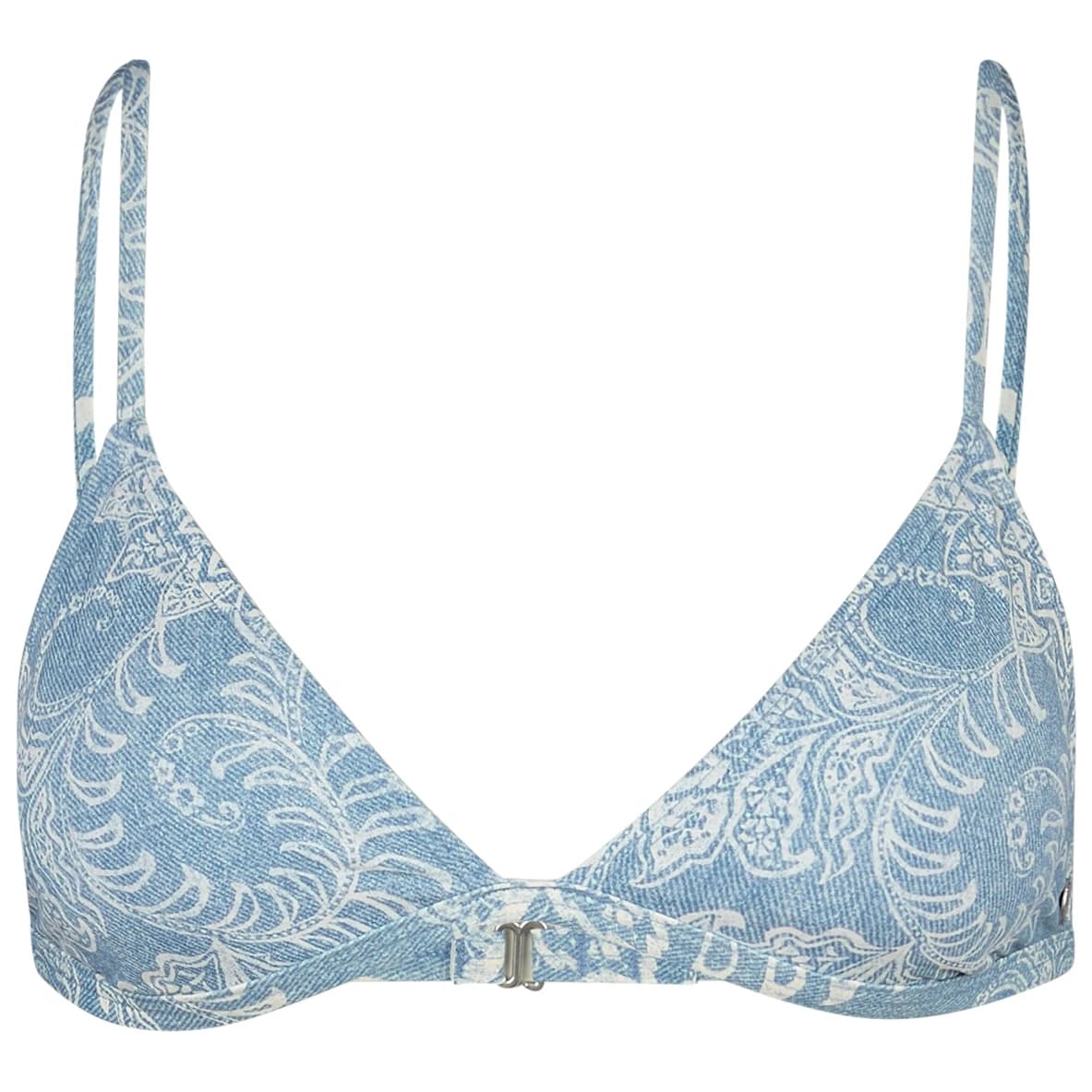 Дамско бикини горнище Billabong Women's Trippin Tides Ceci Tri Bikini top - Denim