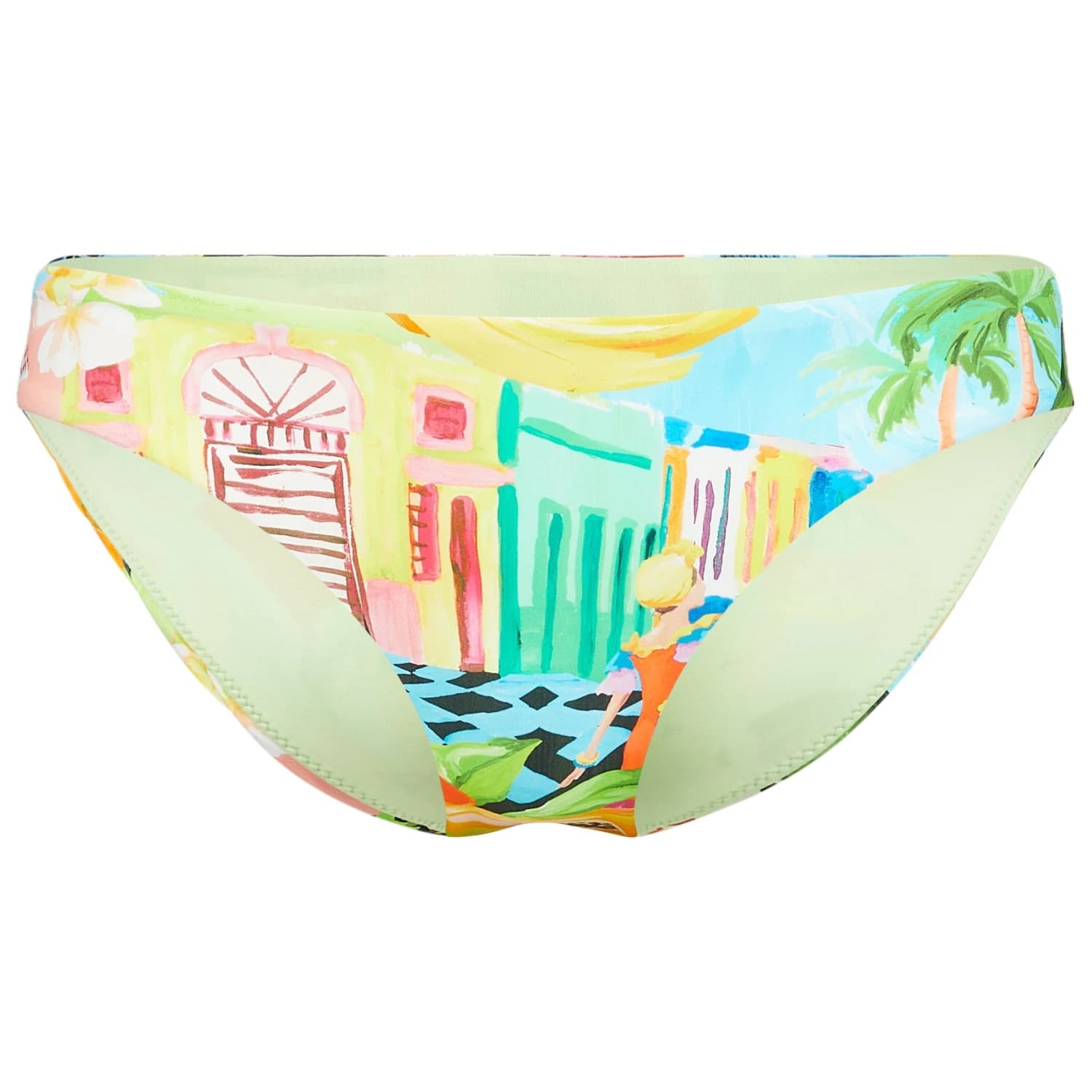 Дамско бикини долнище Seafolly Women's Cuba Hipster Pant Bikini bottom - Turquoise