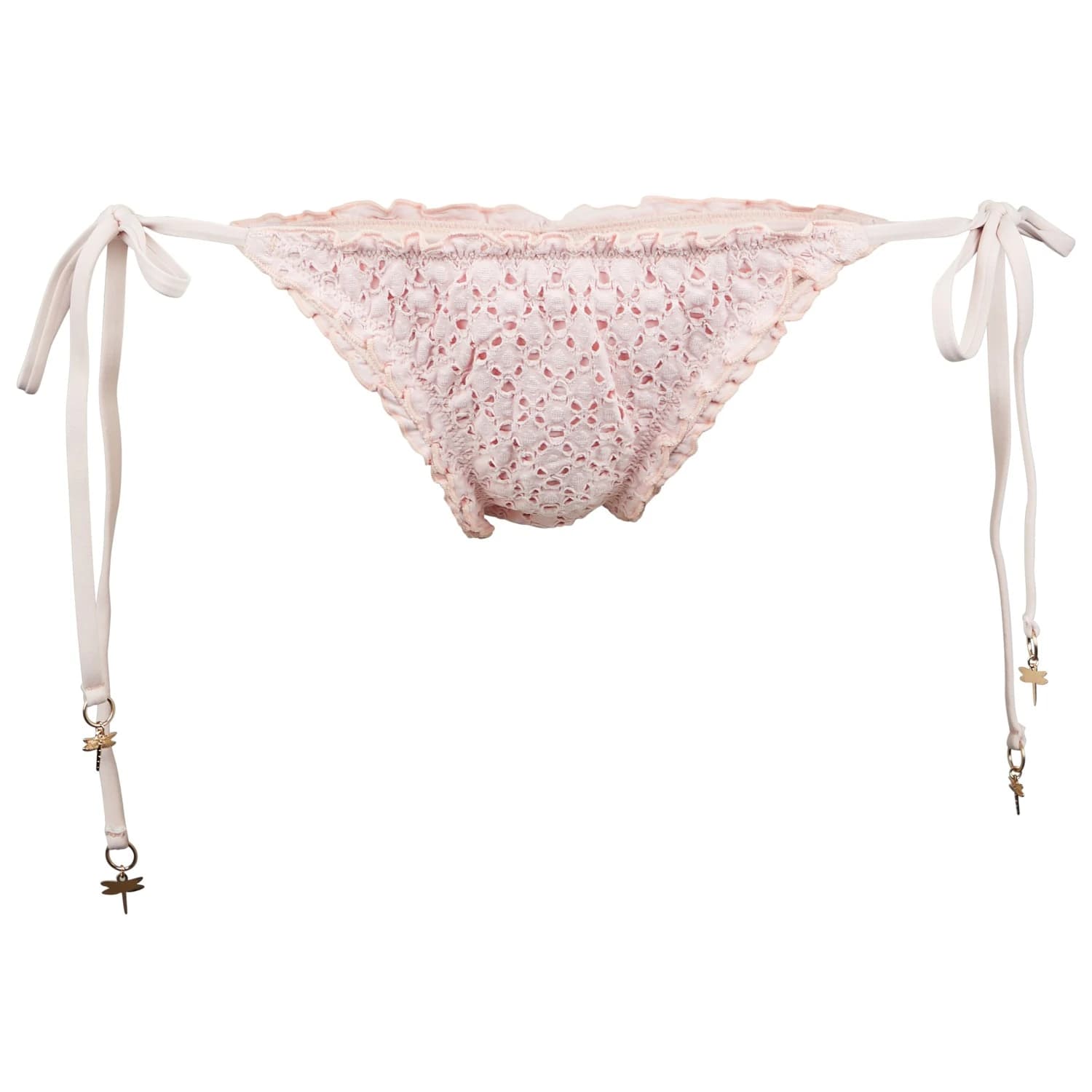 Дамско бикини долнище Seafolly Women's Day Dreamer Brazillian Tie Side Bikini bottom - Dustypink