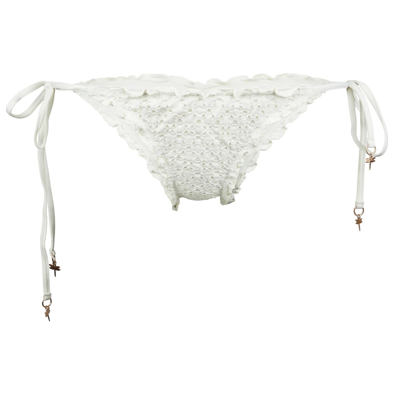 Дамско бикини долнище Seafolly Women's Day Dreamer Brazillian Tie Side Bikini bottom - Vanilla