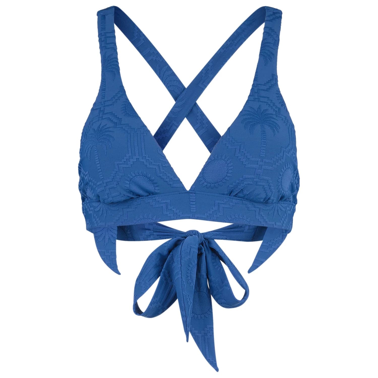 Дамско бикини горнище Seafolly Women's Oasis Multi Fit Longline Tri Bikini top - Ultramarine
