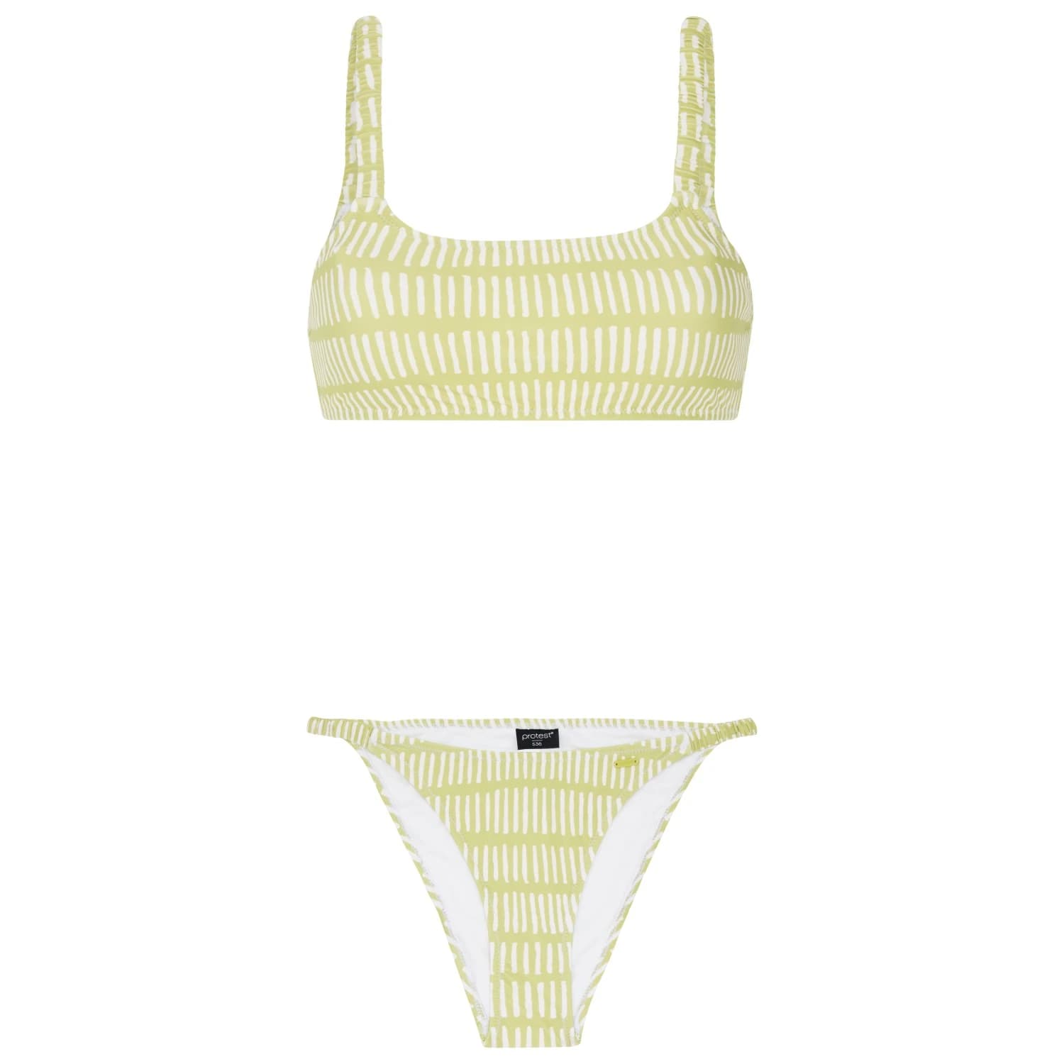Дамски комплект бикини Protest Women's PRTClue Bikini - Sour Green
