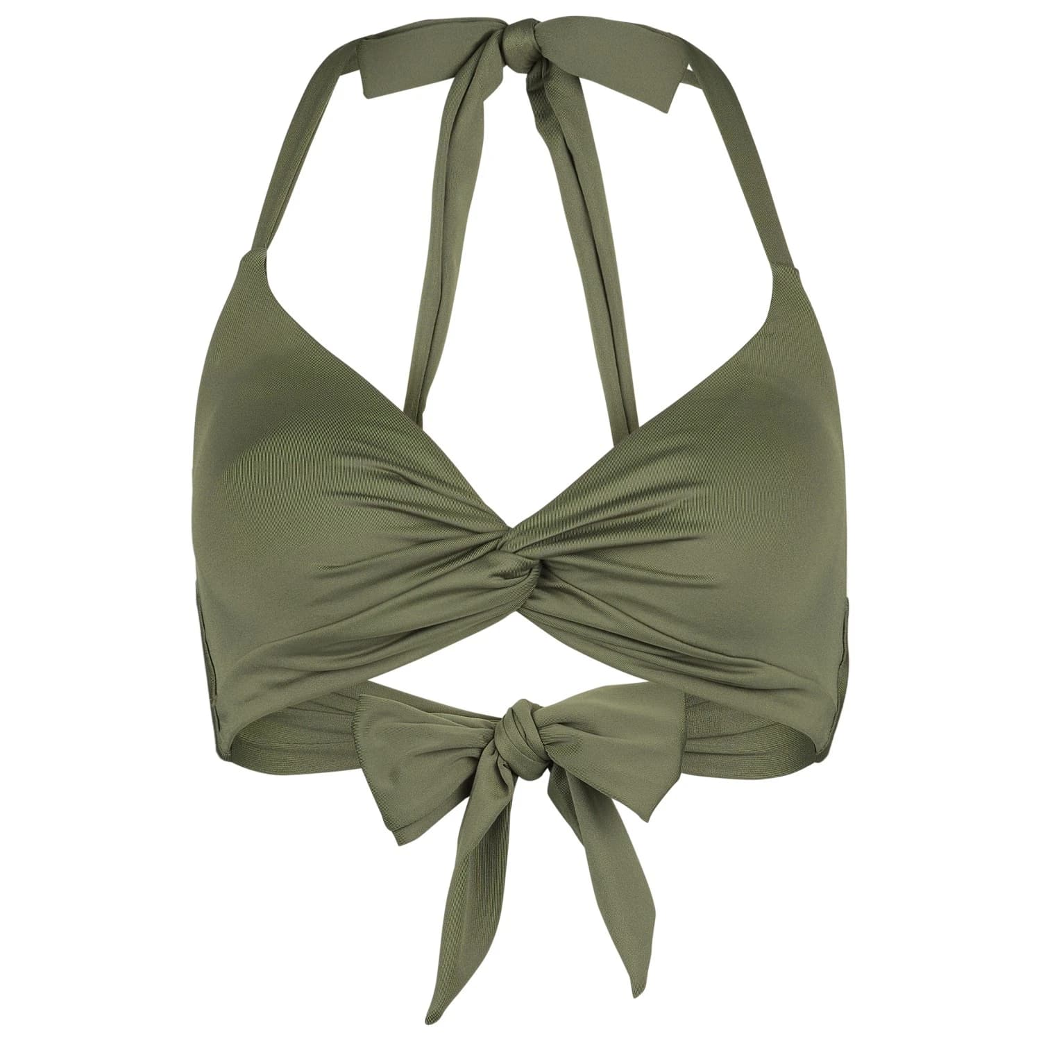 Дамско бикини горнище DEDICATED Women's Bikini Top Gullholma Bikini top - Four Leaf Clover Green
