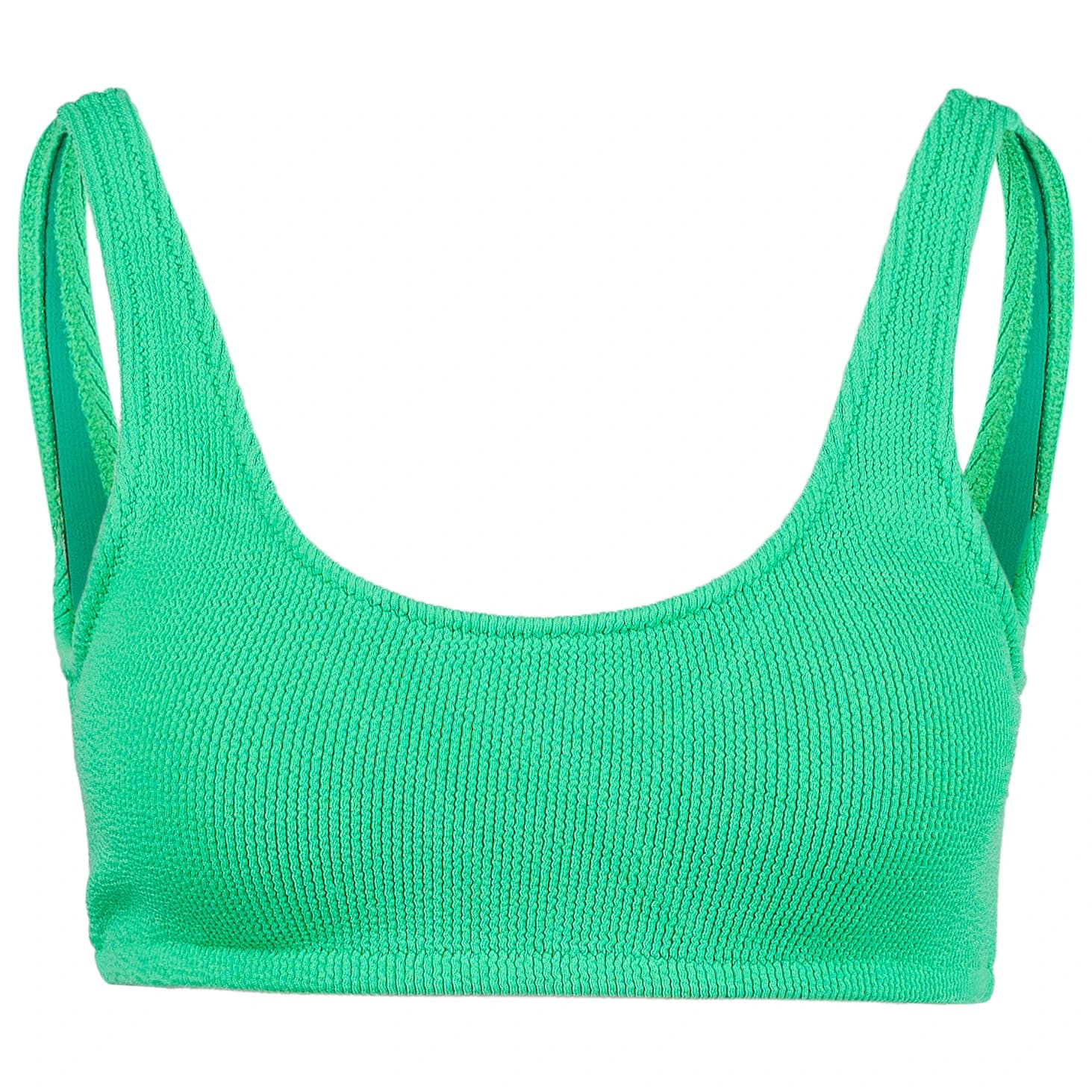Дамско бикини горнище Banana moon Women's Justin Scrunchy Bikini top - Vert